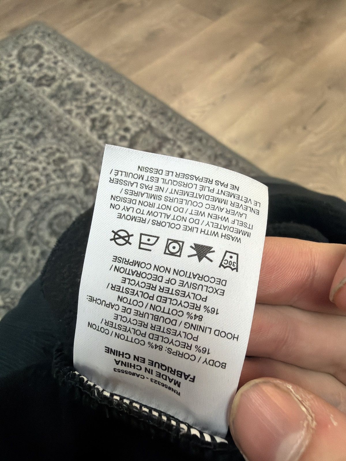 Jordan Brand × Off-White Jordan x off white og hooded sweatshirt Size US L / EU 52-54 / 3 - 4 Thumbnail