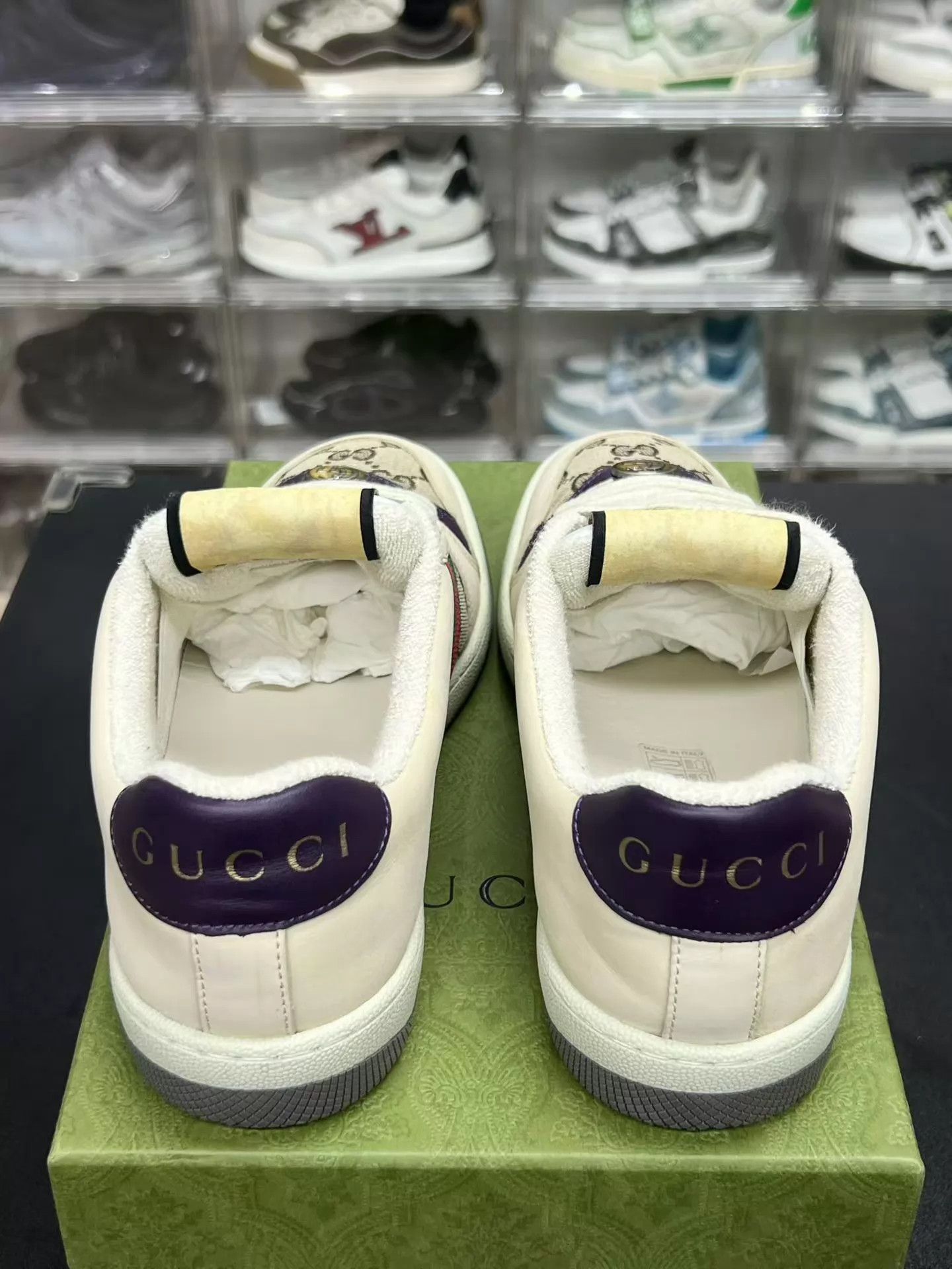 Gucci GUCCI GG Distressed Sneakers Ebony EU 37 Like New Size US 6.5 / IT 36.5 - 7 Thumbnail