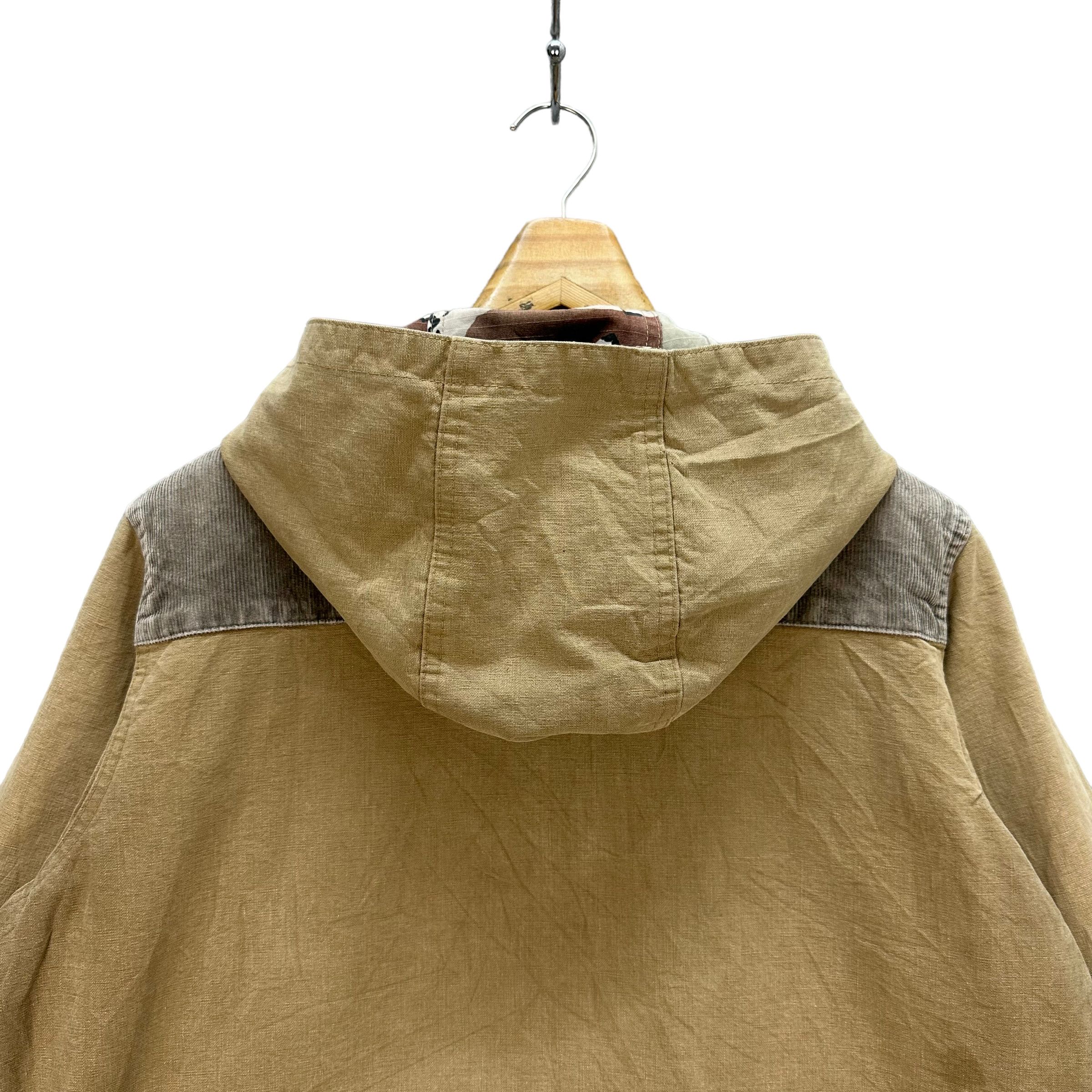 Japanese Brand GOWEST CAMO LINED HOODIE CHORE JACKET #7778-171 Size US M / EU 48-50 / 2 - 13 Thumbnail