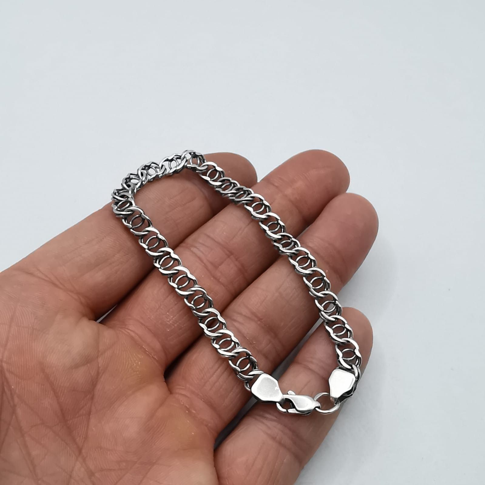 Sterling Silver × Vintage Vintage Beautiful Bracelet Jewelry,925 Sterling Silver 9,42g Size ONE SIZE - 6 Thumbnail