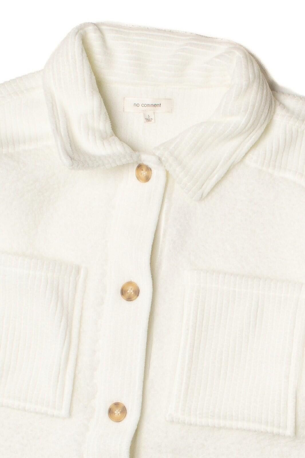 Other No Comment Contrast Sherpa Shacket Fleece Jacket Oversized Size L / US 10 / IT 46 - 6 Thumbnail