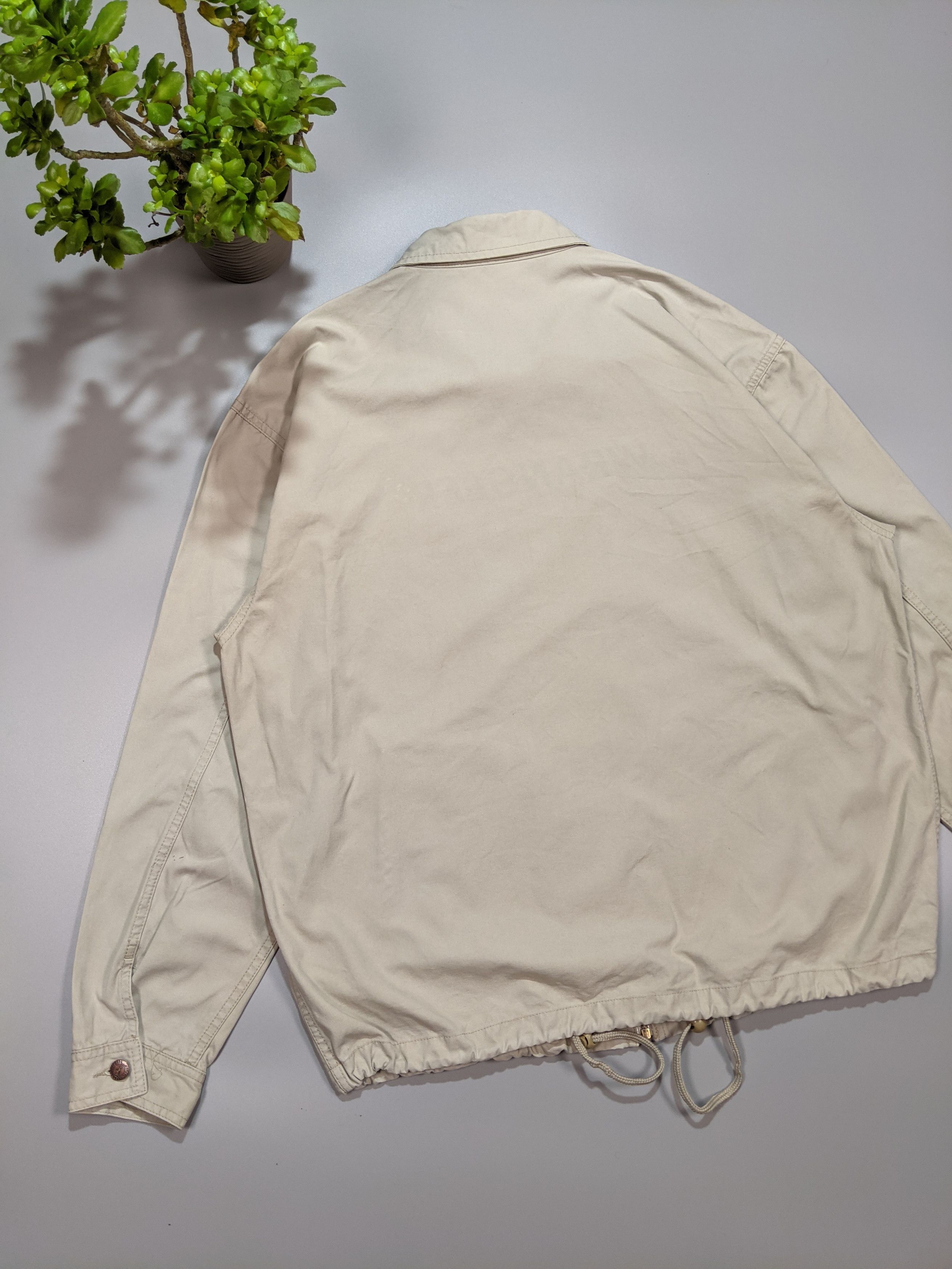 Vintage × Wrangler WRANGLER 80s Vintage Beige Army Hunting Cotton Jacket Size US XXL / EU 58 / 5 - 7 Thumbnail