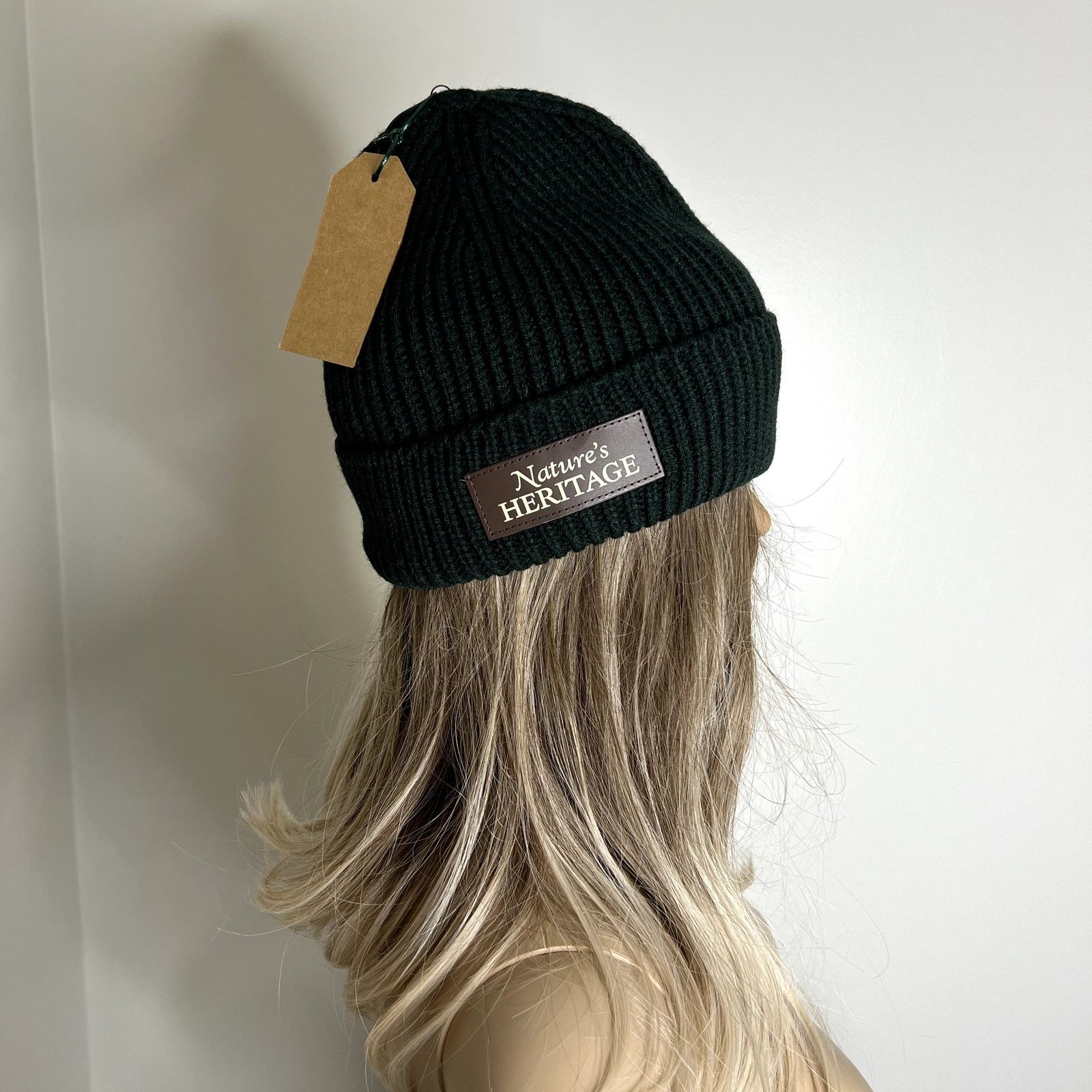 Other Nature's Heritage Green Knit Beanie Hat Size ONE SIZE - 1 Thumbnail
