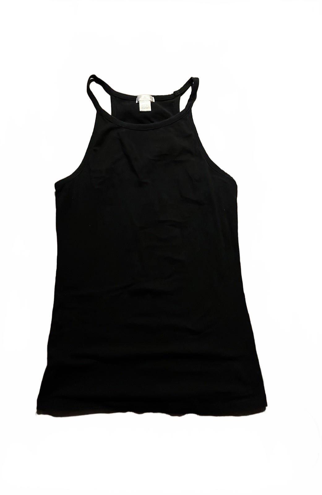 Designer Bozzolo Women's Gray and Black Racerback Tank Tops Size M / US 6-8 / IT 42-44 - 4 Thumbnail