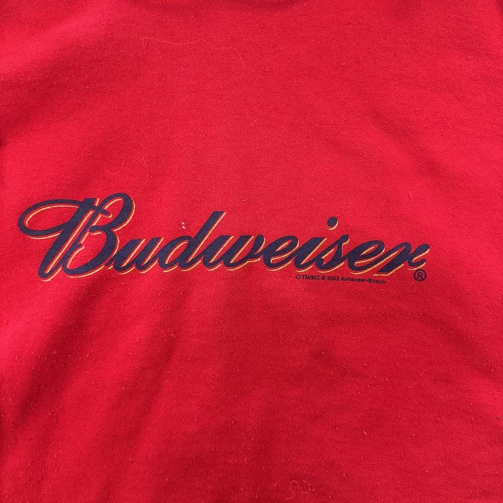 Budweiser Vintage 2003 Budweiser Hoodie Size US L / EU 52-54 / 3 - 2 Thumbnail