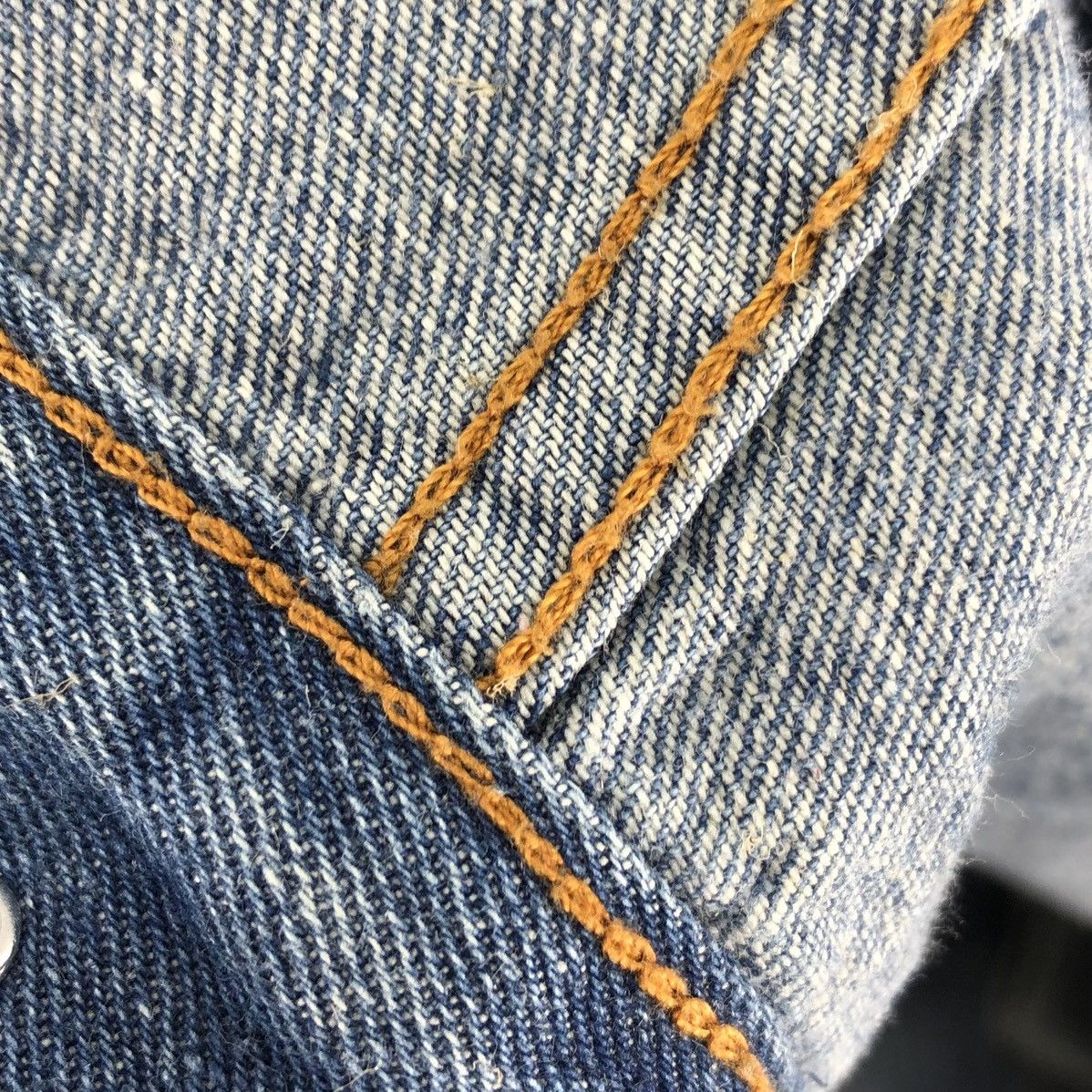 Japanese Brand Vintage Trucker Jacket Light Blue Denim by One Way Size US L / EU 52-54 / 3 - 10 Thumbnail