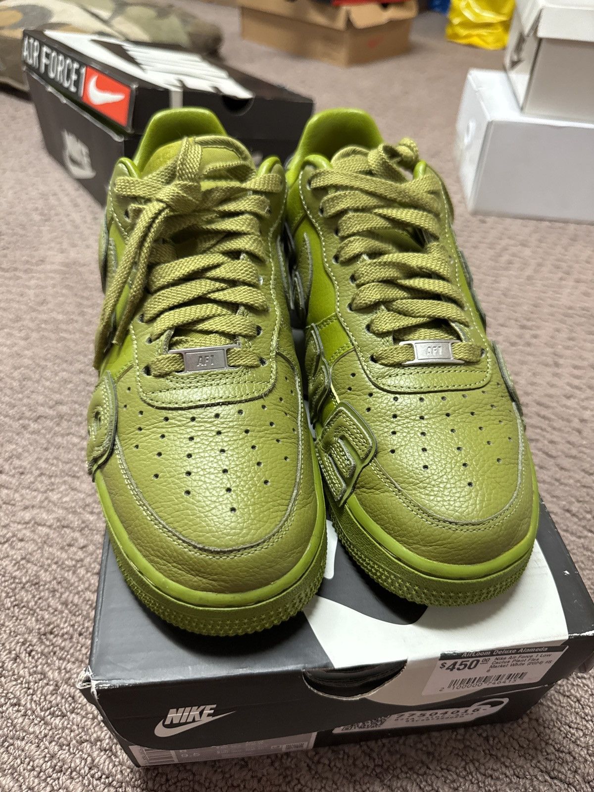 Cactus Plant Flea Market × Nike CPFM Air Force 1 Moss Size US 8 / EU 41 - 3 Thumbnail