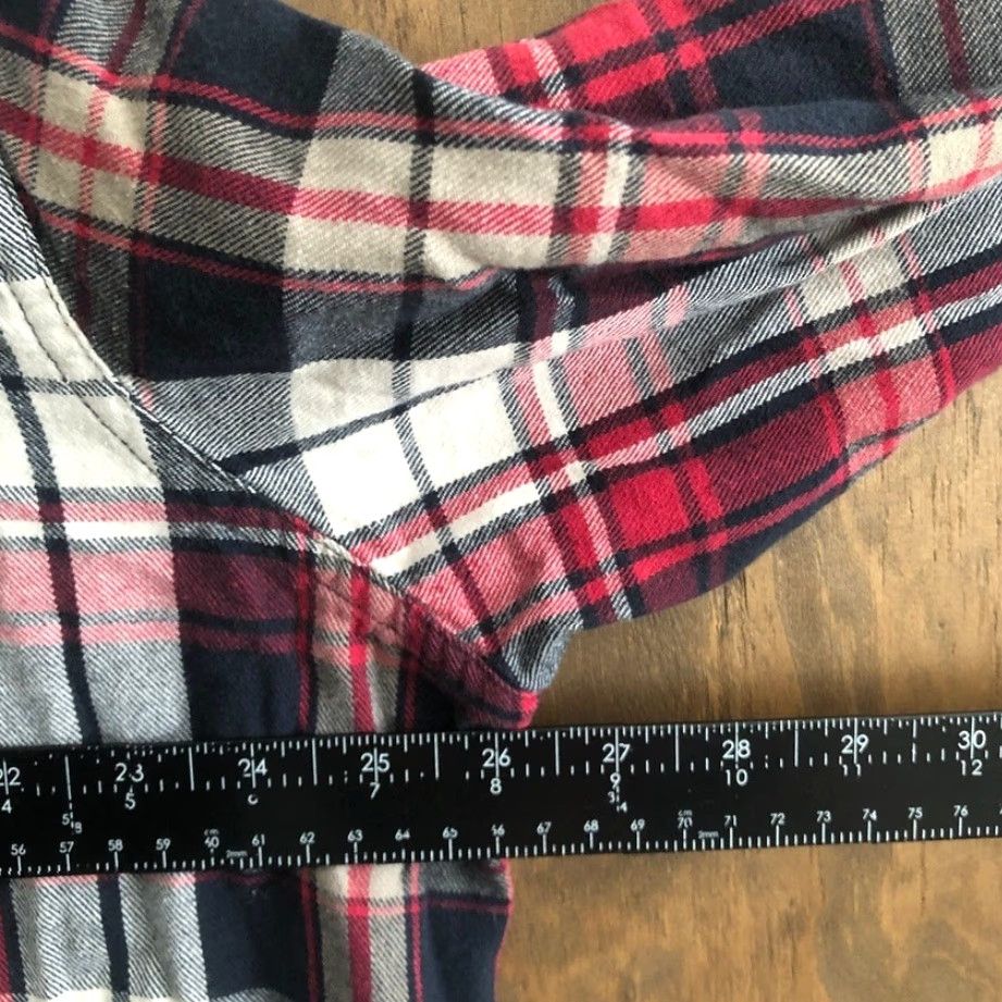 Timberland VINTAGE Timberland Mens Shirt Red Multi Plaid Flannel Button Down 100% Cotton XLarge Size US XL / EU 56 / 4 - 5 Thumbnail