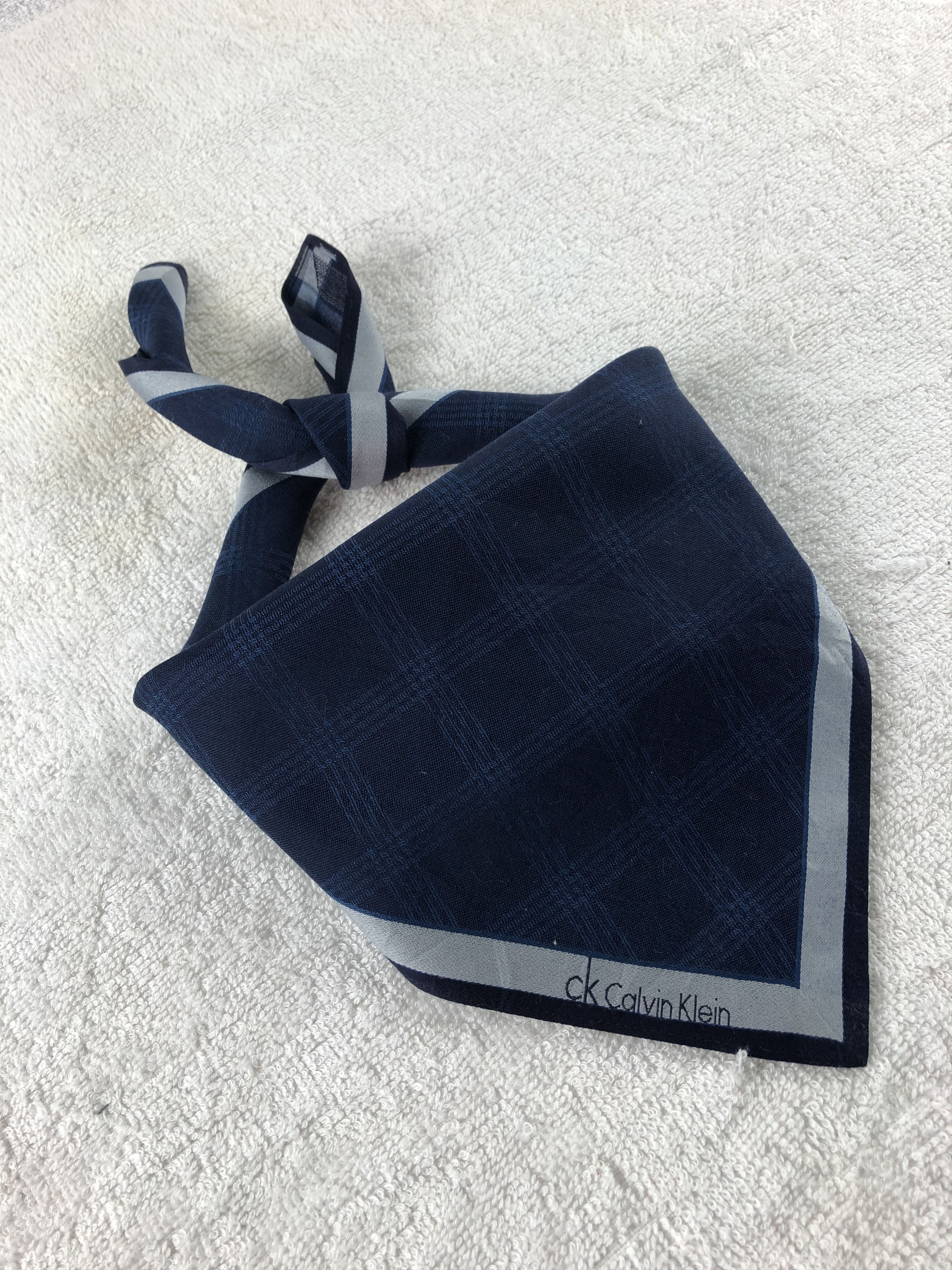 Calvin Klein × Vintage Calvin Klein Handkerchief / Bandana / Neckerchief Size ONE SIZE - 2 Thumbnail
