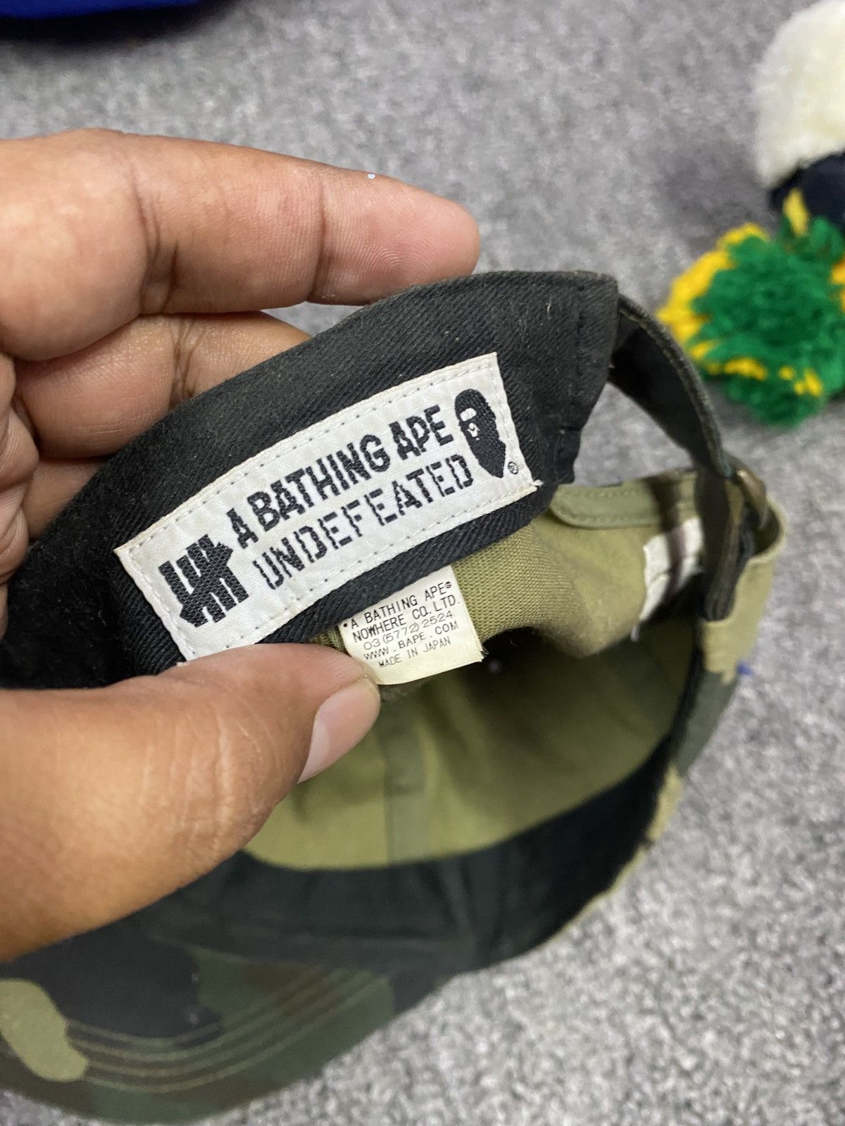 Bape Authentic BAPE x UNDEFEATED Camo 6-Panel Cap | A Bathing Ape Size ONE SIZE - 16 Thumbnail