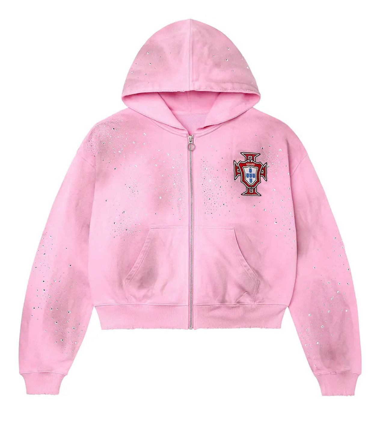 Vale Forever Venus Clustered Zip Up Hoodie Pink Size US XL / EU 56 / 4 - 1 Thumbnail