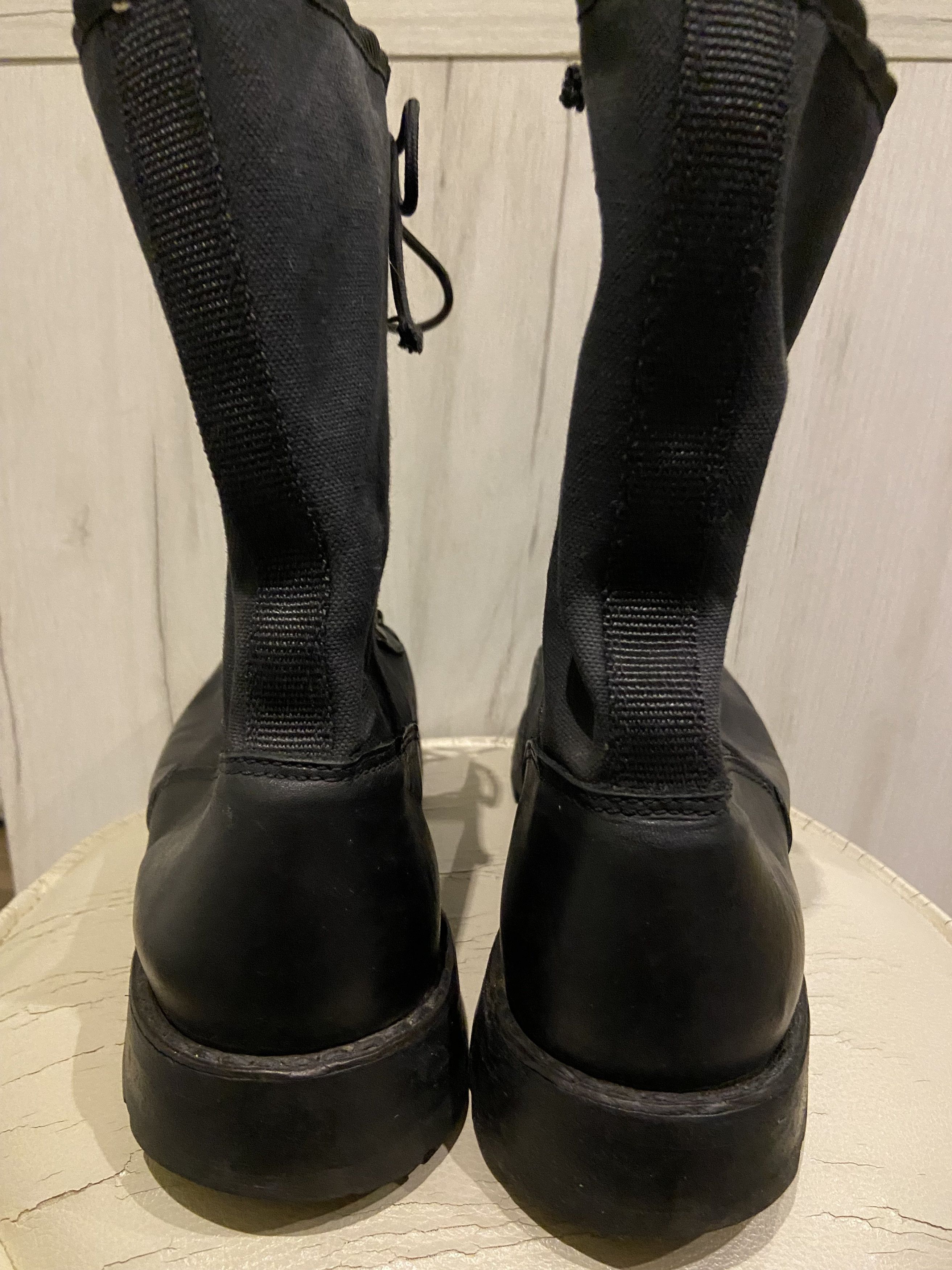 Vintage HEERESEIGENTUM 2003 army combat boots made by KSBW Size US 11.5 / EU 44-45 - 5 Thumbnail