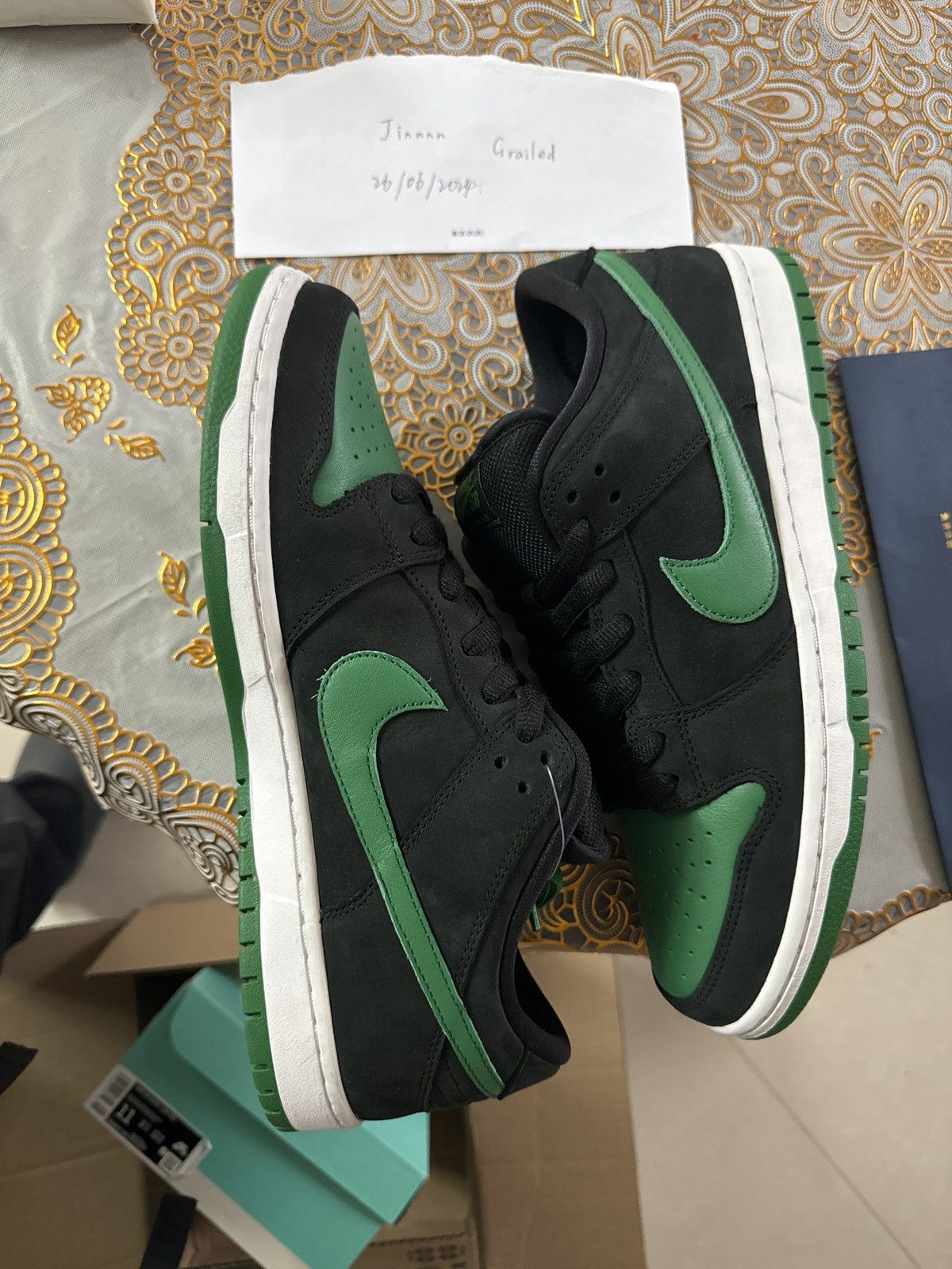 Nike Nike Dunk SB Pine Green Size US 11 / EU 44 - 2 Thumbnail
