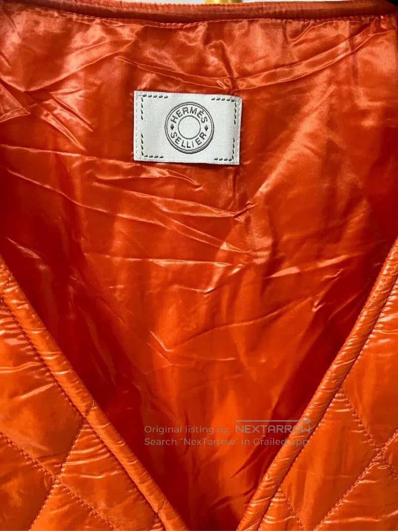 Hermes Hermes Orange cotton vest Size US XXL / EU 58 / 5 - 3 Thumbnail