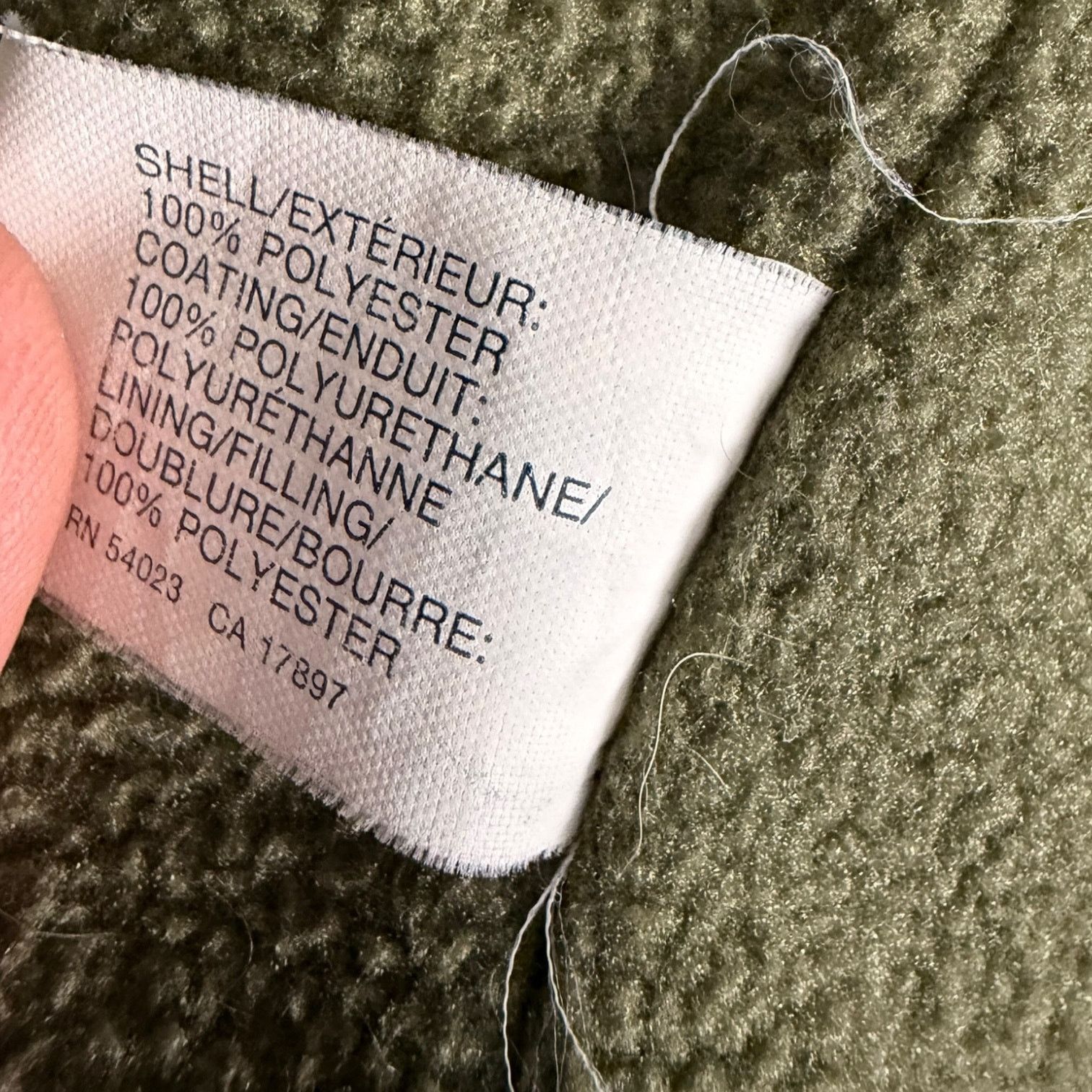 Gap Gap Olive Green Toggle Closure Women's Lined Puffer Vest - S Size S / US 4 / IT 40 - 9 Thumbnail