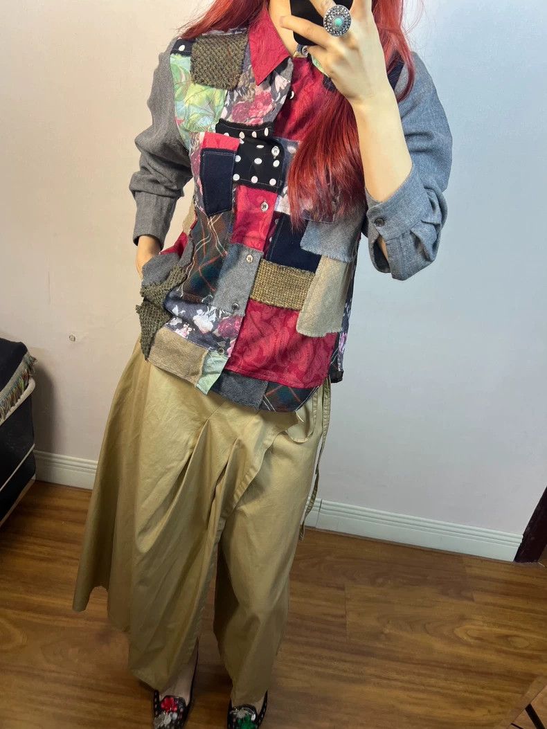 Comme des Garcons Comme Des Garcons Baijiabu multi-element collage shirt Size M / US 6-8 / IT 42-44 - 8 Thumbnail
