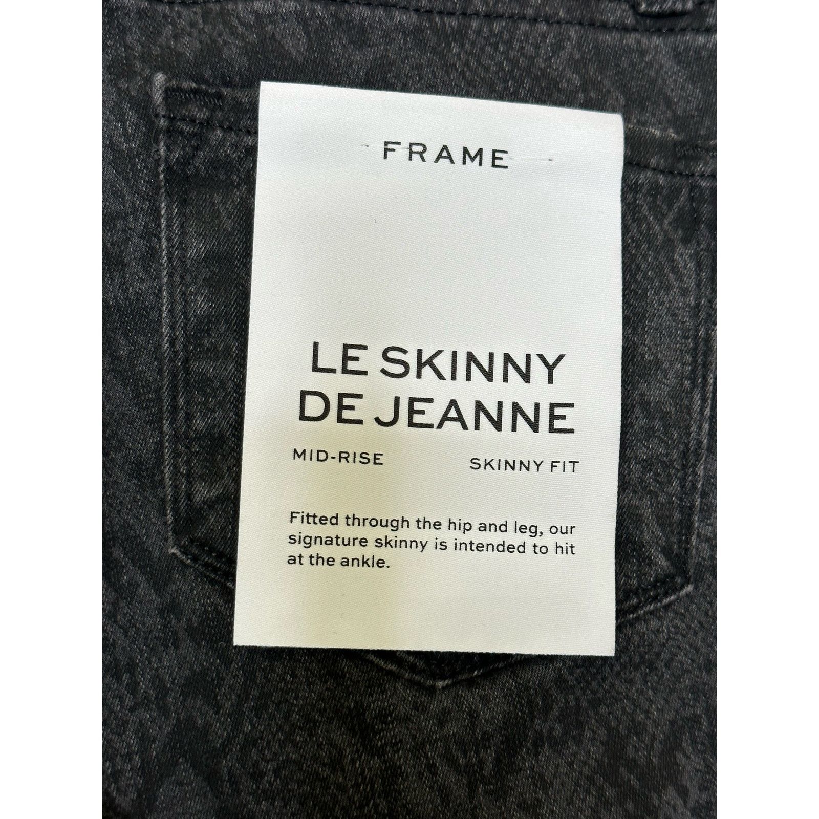 Frame Frame Le Skinny De Jeanne Python Skinny Jeans size 26 - 2 Size 26" / US 2 / IT 38 - 7 Thumbnail