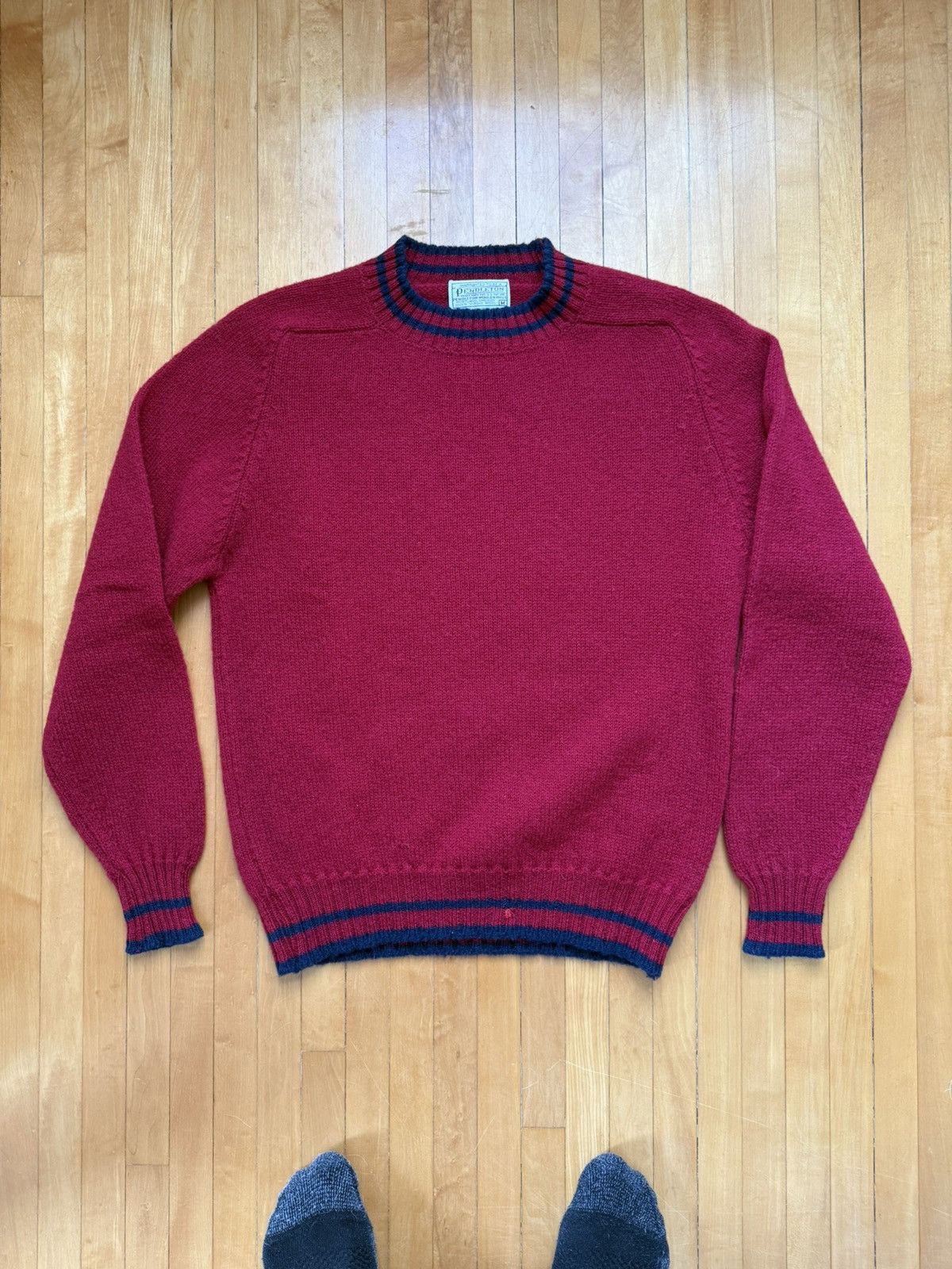 Pendleton Vintage pendleton mens sweater Size US S / EU 44-46 / 1 - 1 Thumbnail