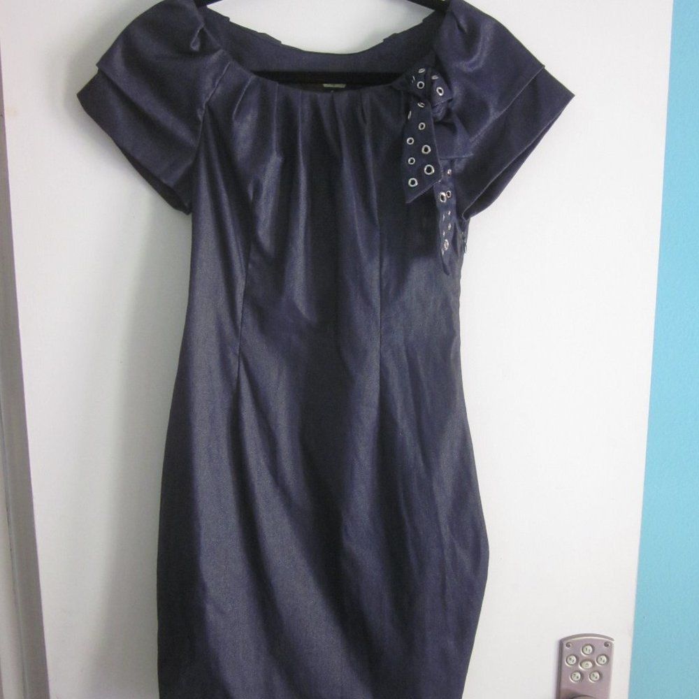 Eva Franco Eva Franco Blue Dress Size 4 / 6 Size S / US 4 / IT 40 - 1 Thumbnail