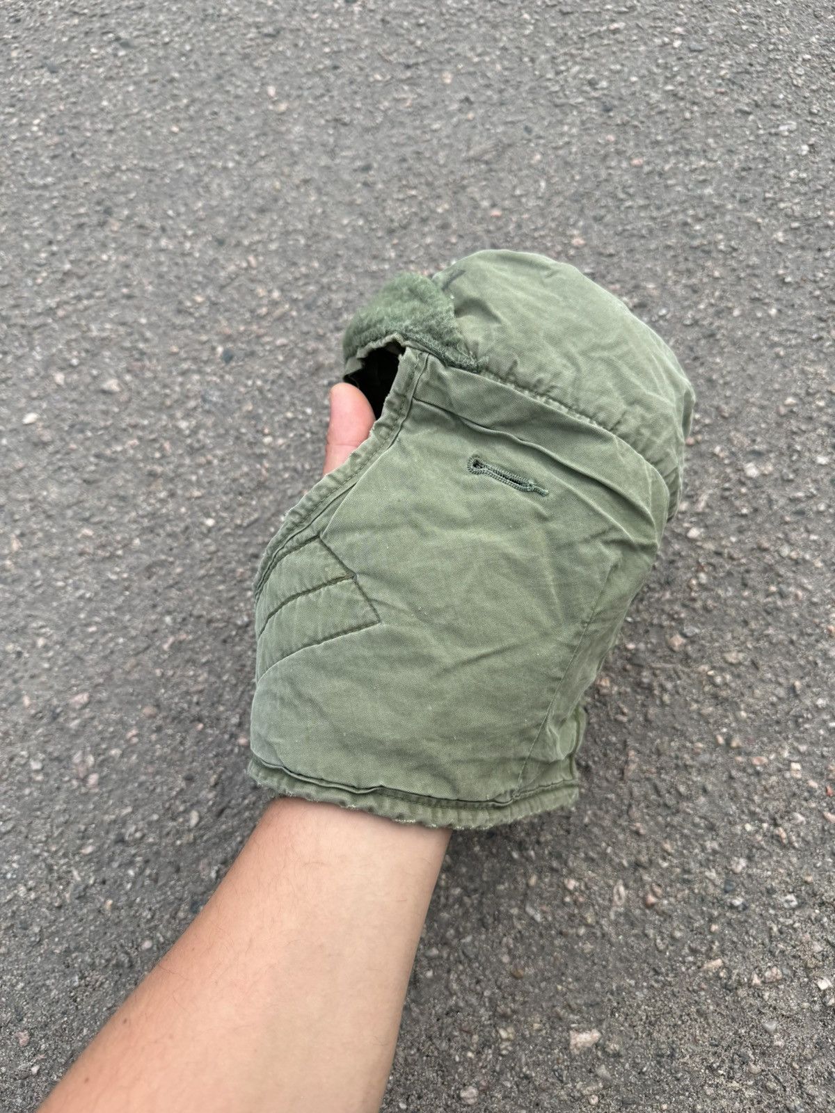 Vintage Vintage US Army Weather Cap, Insulating, Helmet Liner Size ONE SIZE - 7 Thumbnail