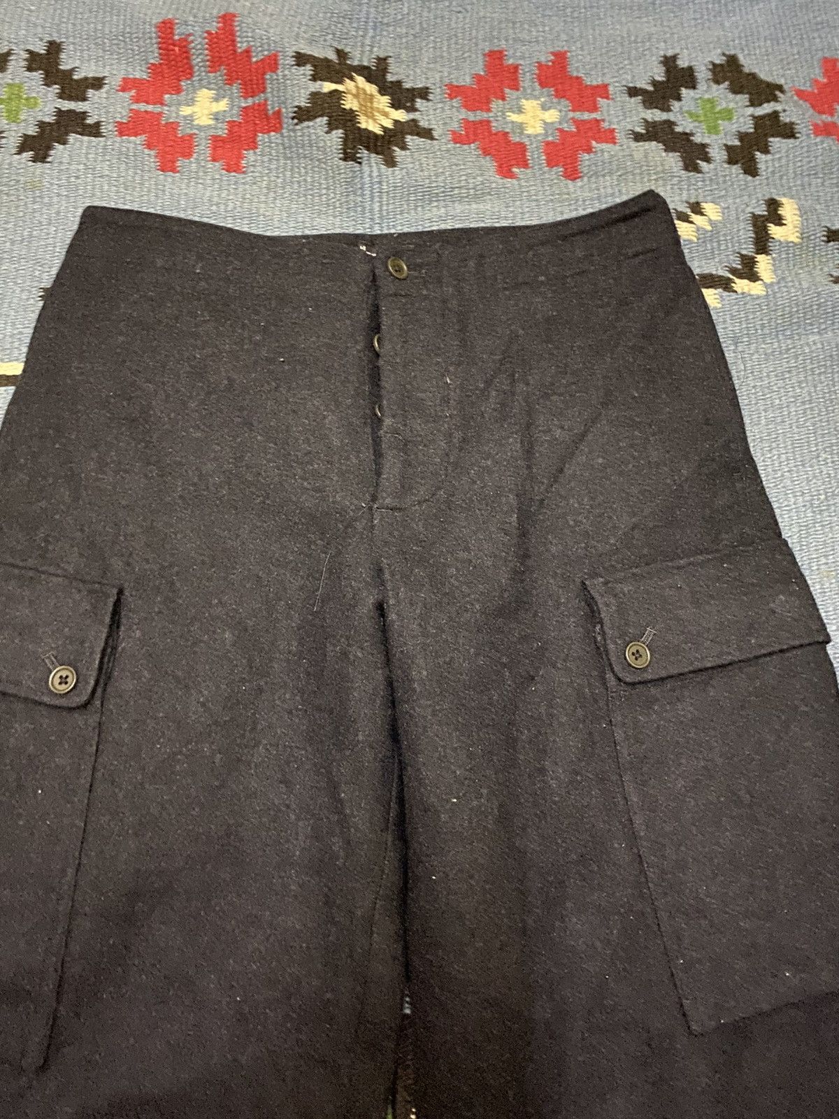 Margaret Howell MHL Japan Exclusive Wool Baggy Cargo Parachute Style Size US 30 / EU 46 - 6 Thumbnail