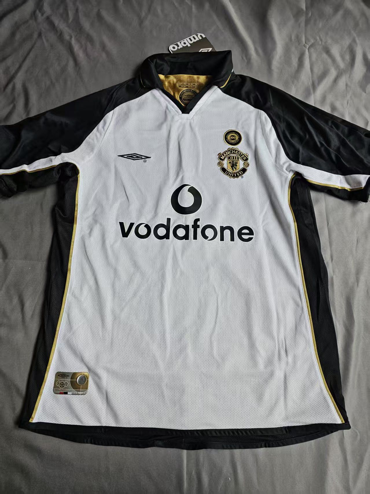 Other MUFC Jersey Away 2001 2002 Season Size US L / EU 52-54 / 3 - 7 Thumbnail