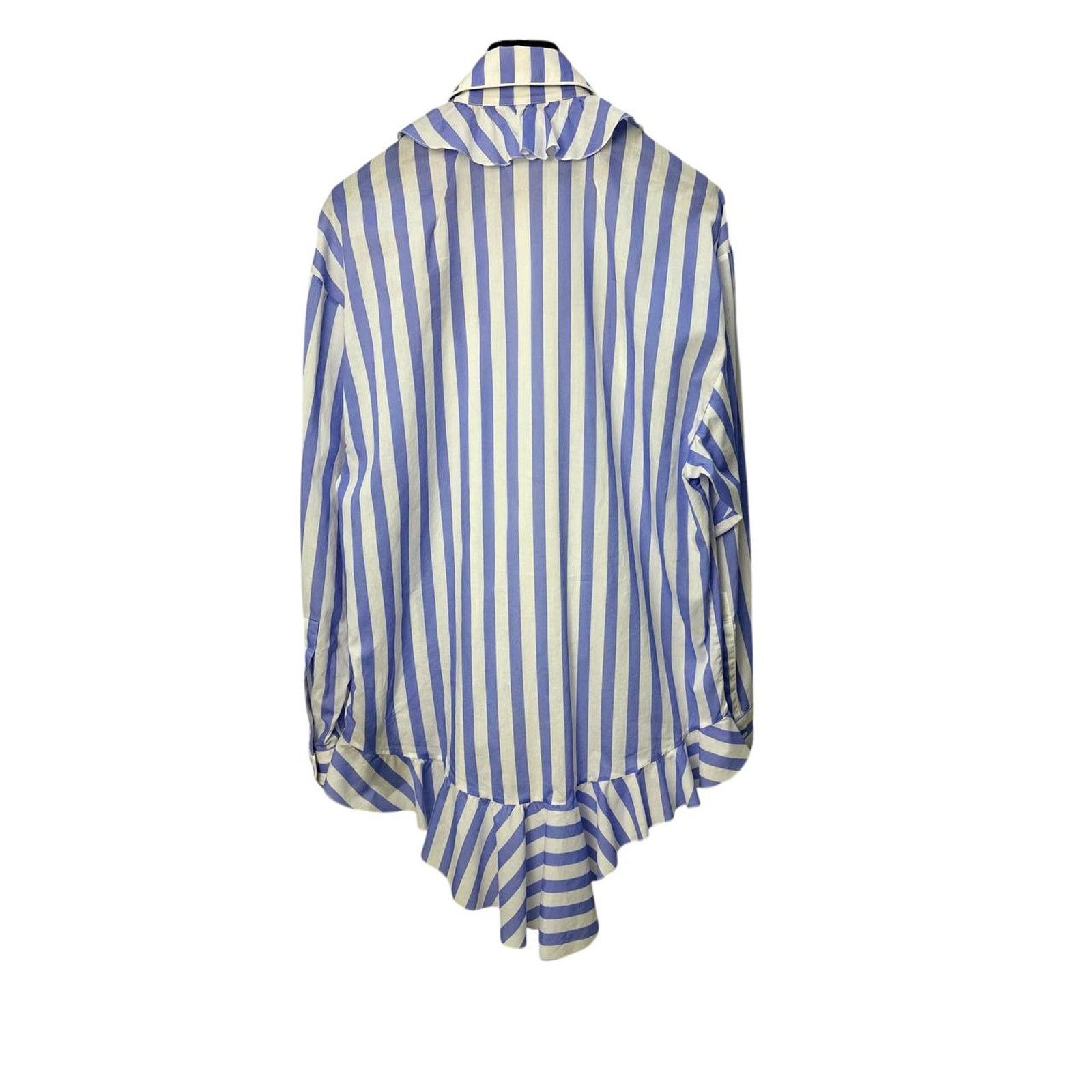 Other Francesco Scognamiglio Striped Crystal Shirt Sz.38 Size XS / US 0-2 / IT 36-38 - 2 Thumbnail