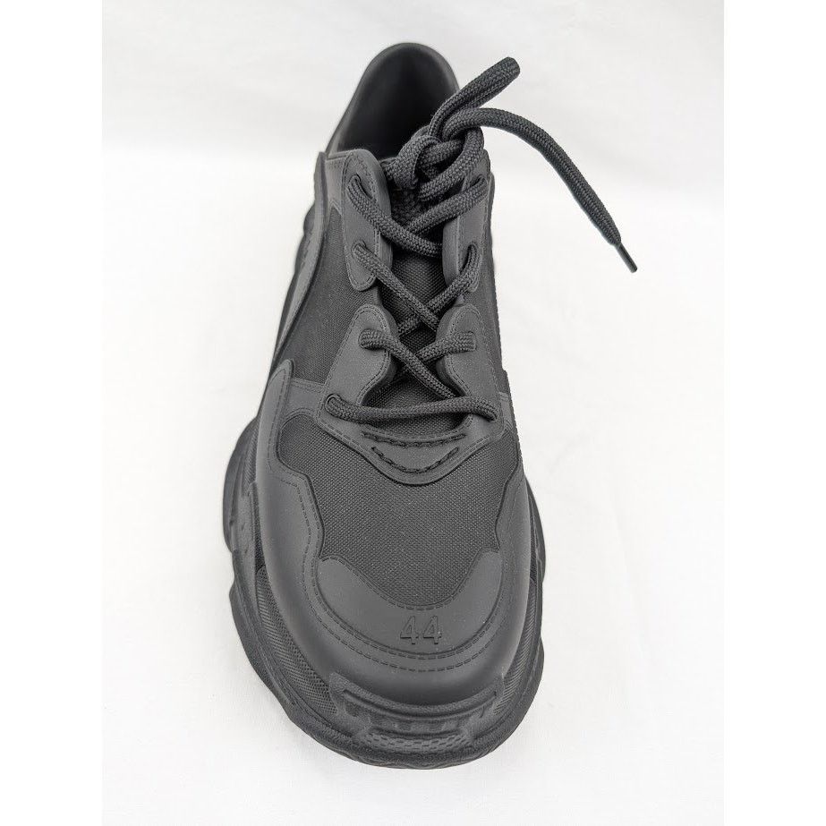 Balenciaga o1rshd1 Molded Triple S Sneakers in Black Size US 11 / EU 44 - 6 Thumbnail