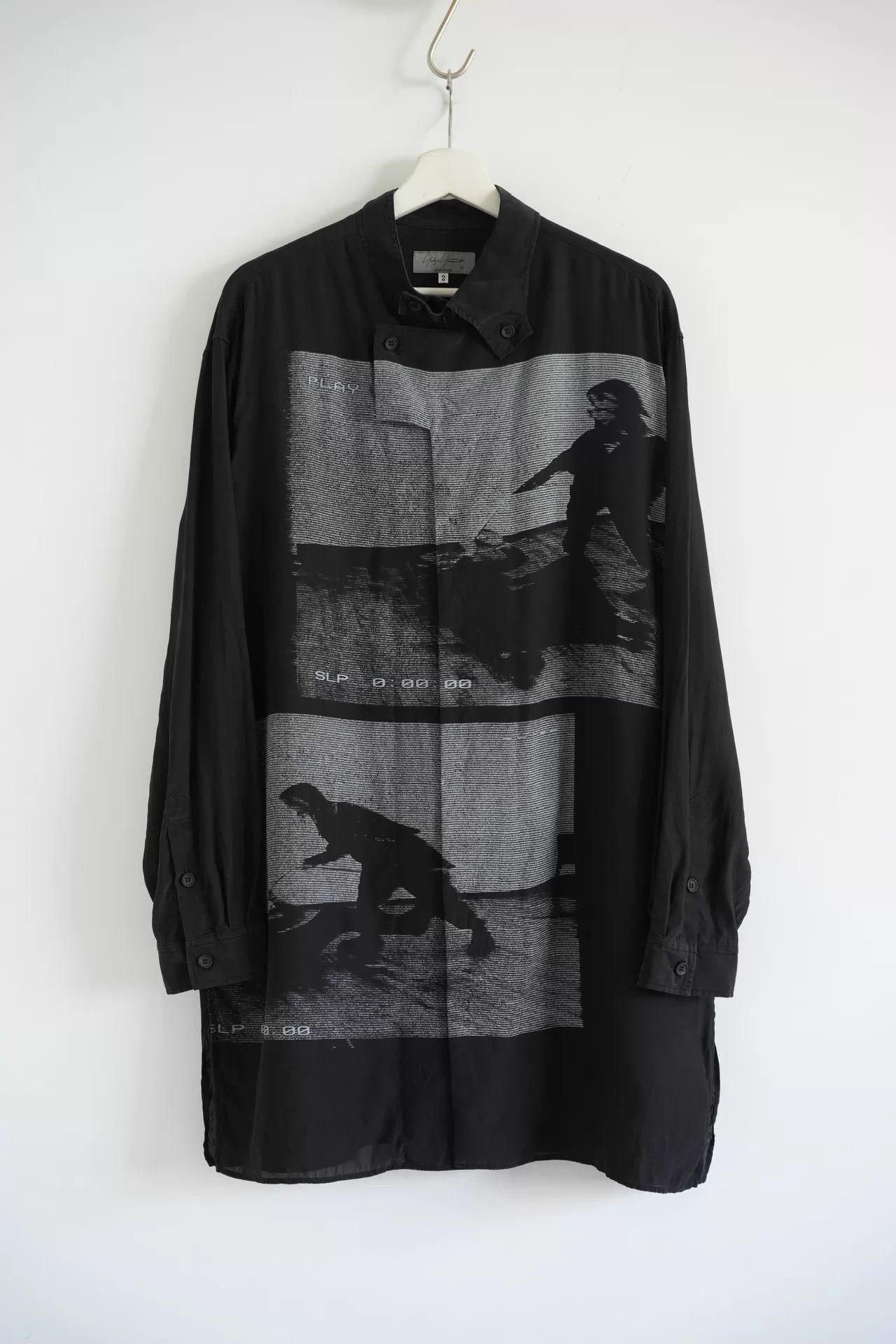 Yohji Yamamoto Yohji Yamamoto 22SS 100% Silk Movie Print Shirt Size US M / EU 48-50 / 2 - 1 Thumbnail