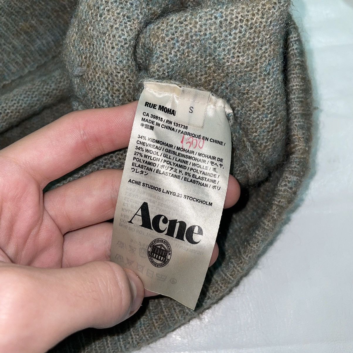 Acne Studios × Japanese Brand Acne Studios Mohair avantgarde sweater Size US S / EU 44-46 / 1 - 7 Thumbnail