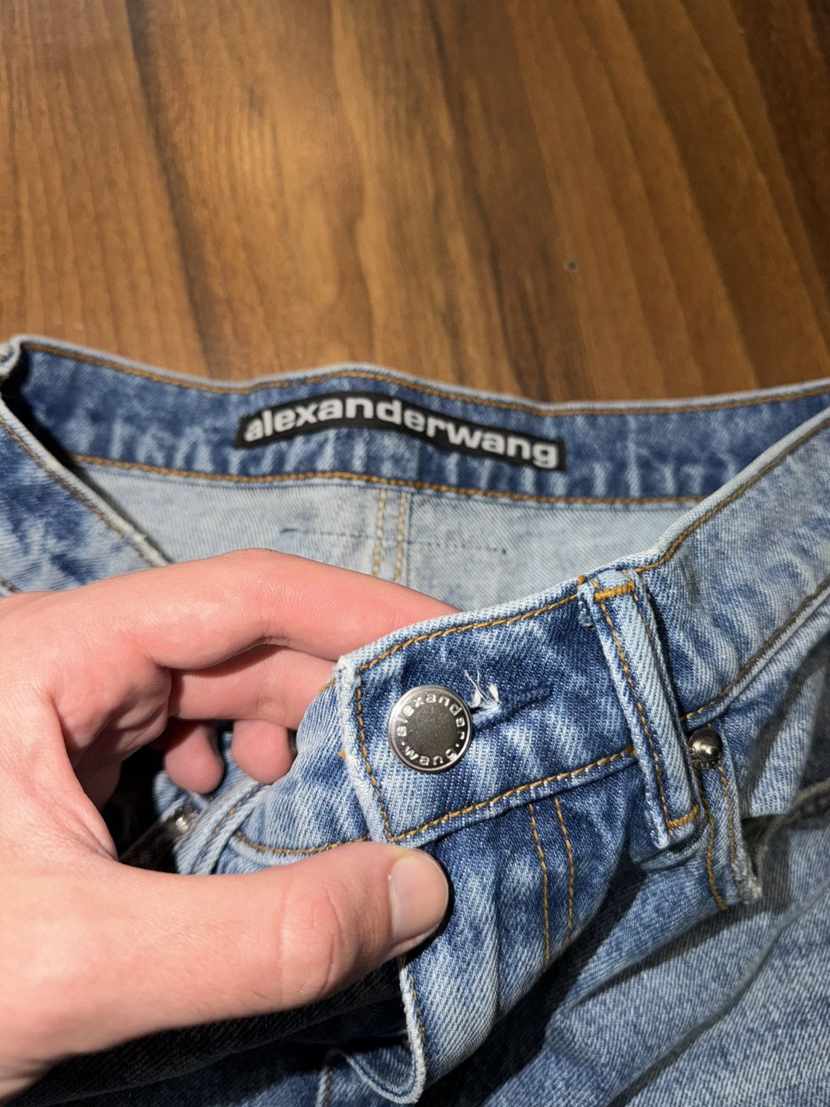 Alexander Wang Alexander Wang Logo Blue Jeans Size 26" / US 2 / IT 38 - 5 Thumbnail