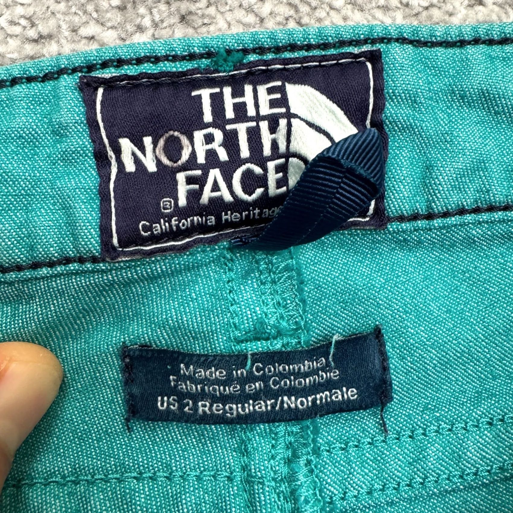 The North Face The North Face Valencia Slim Jeans Womens 2 Green Denim High Rise 5-Pocket Stretch Size 30" / US 8 / IT 44 - 7 Thumbnail