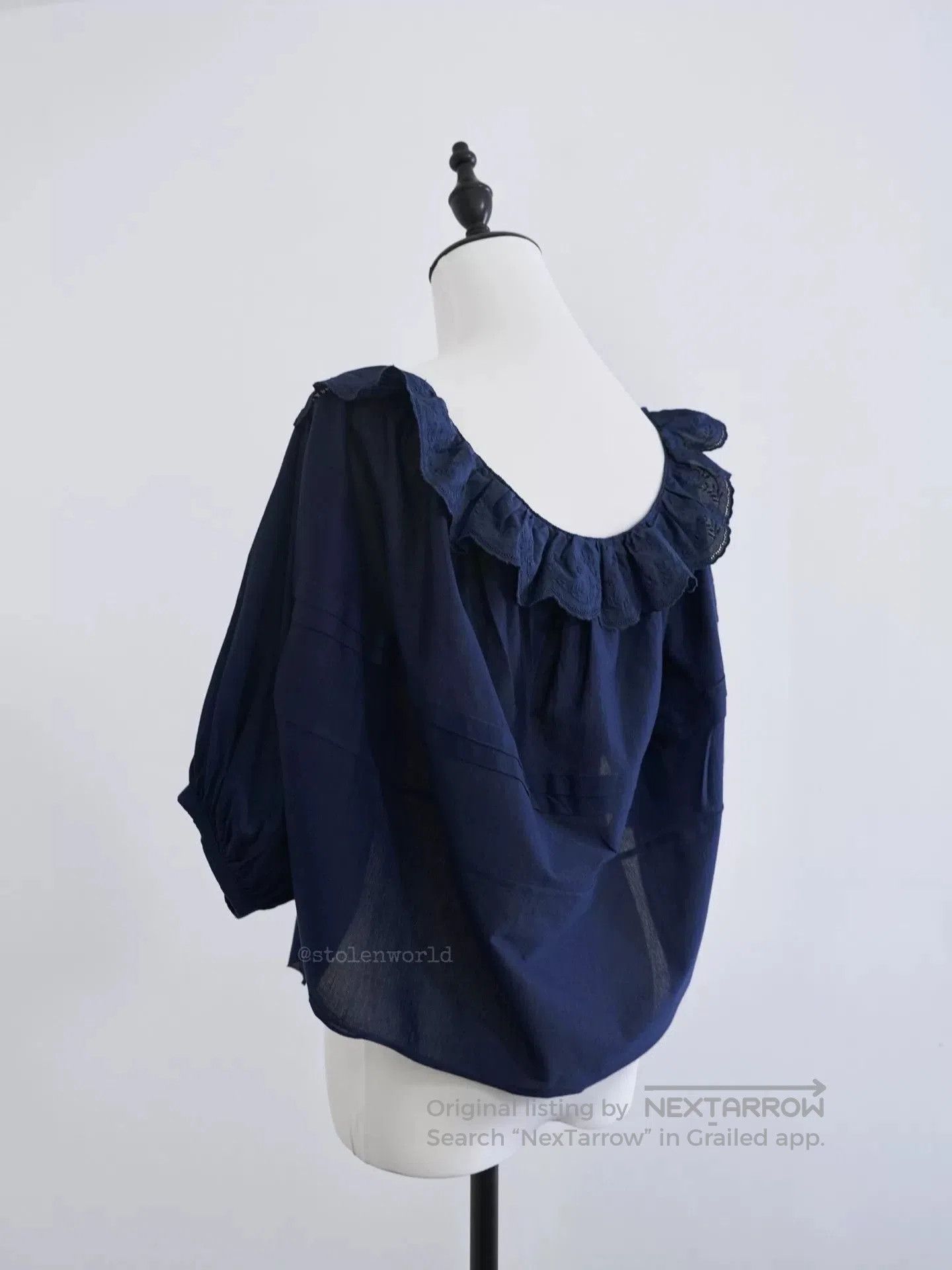 Comme des Garcons navy tie. Size M / US 6-8 / IT 42-44 - 4 Thumbnail