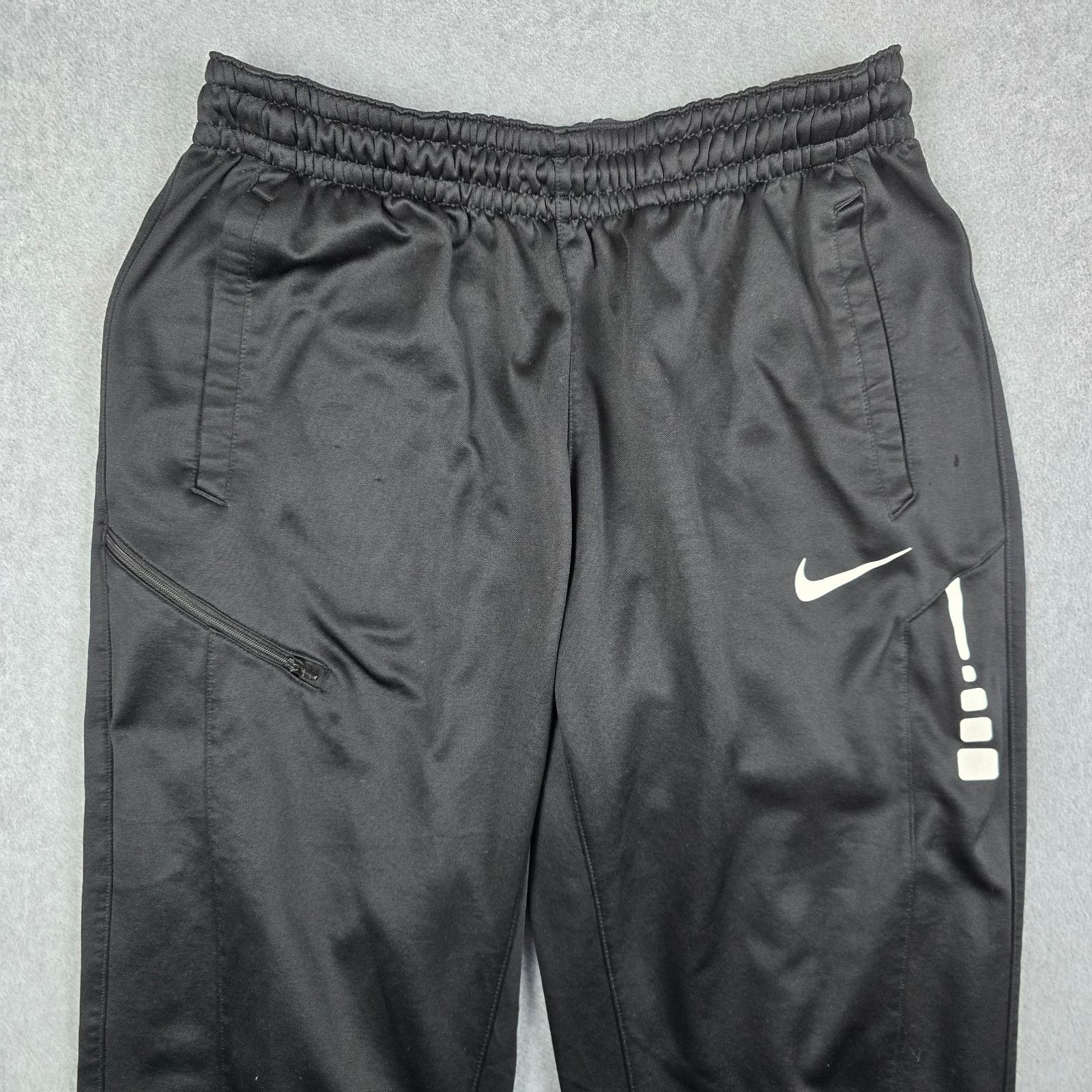 Nike Nike Dri-FIT Large Black Athletic Pants Elastic Pockets Size US 32 / EU 48 - 4 Thumbnail
