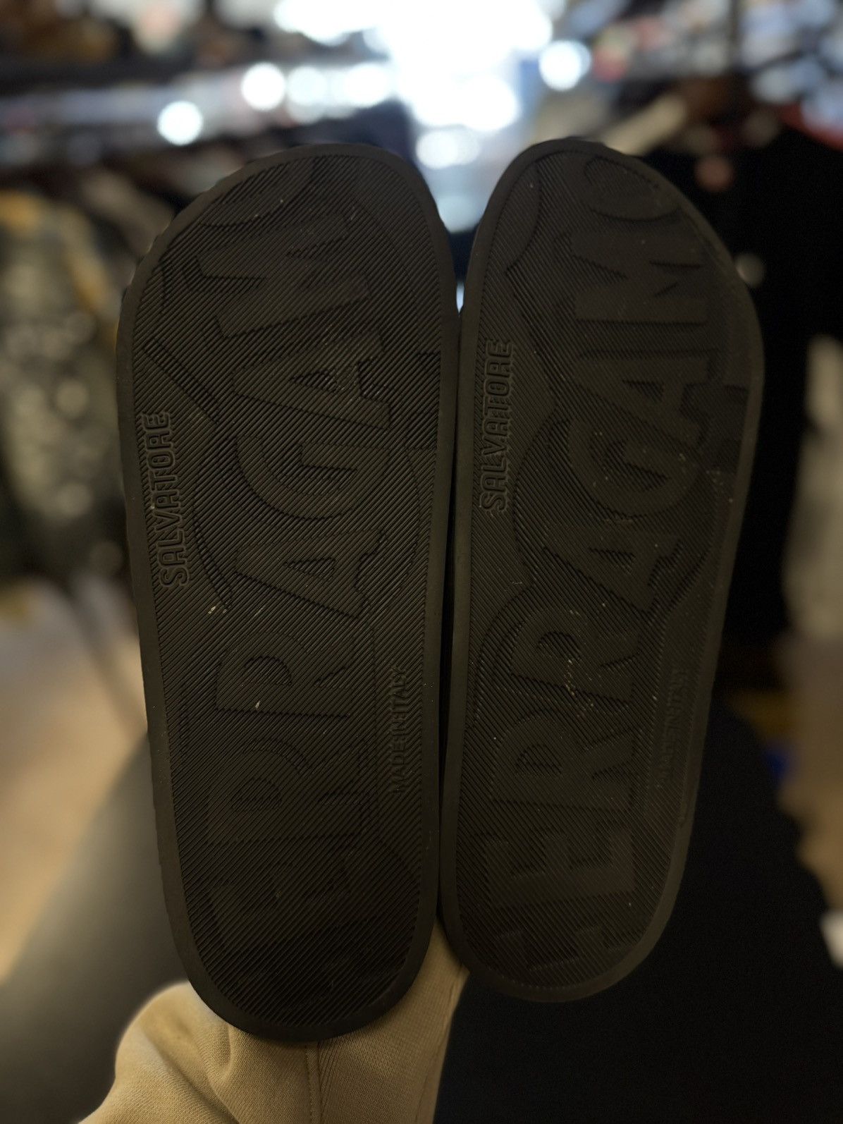 Salvatore Ferragamo Salvador Ferragamo Slides Black Size 10US Men’s Size US 10 / EU 43 - 9 Thumbnail