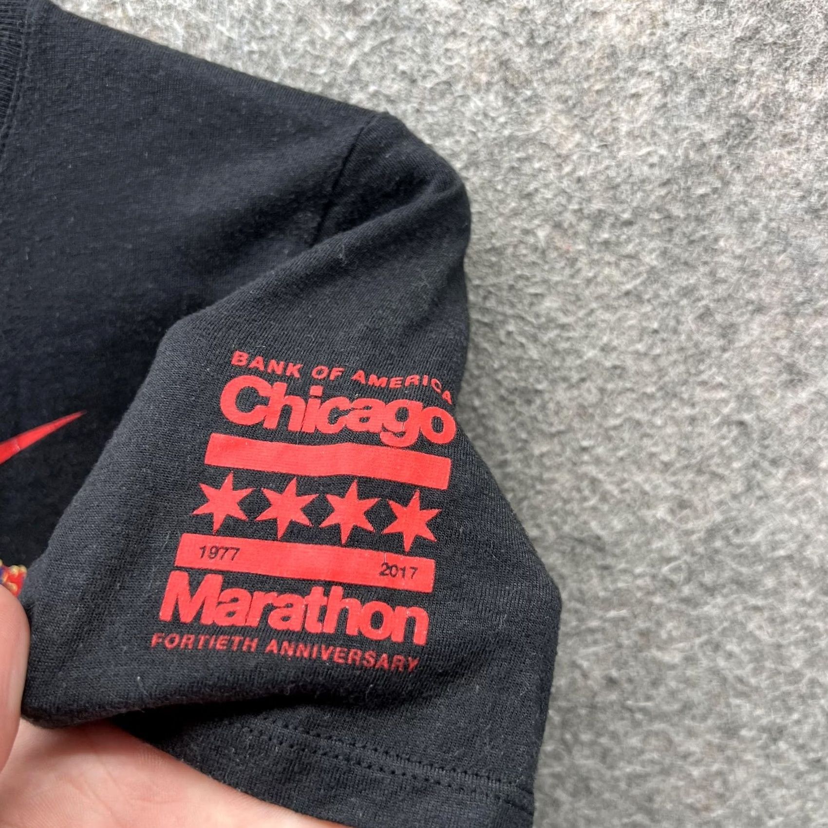 Nike Nike Chicago Marathon Shirt Womens Medium Black Dri-Fit 2017 Running Tee Size M / US 6-8 / IT 42-44 - 5 Thumbnail