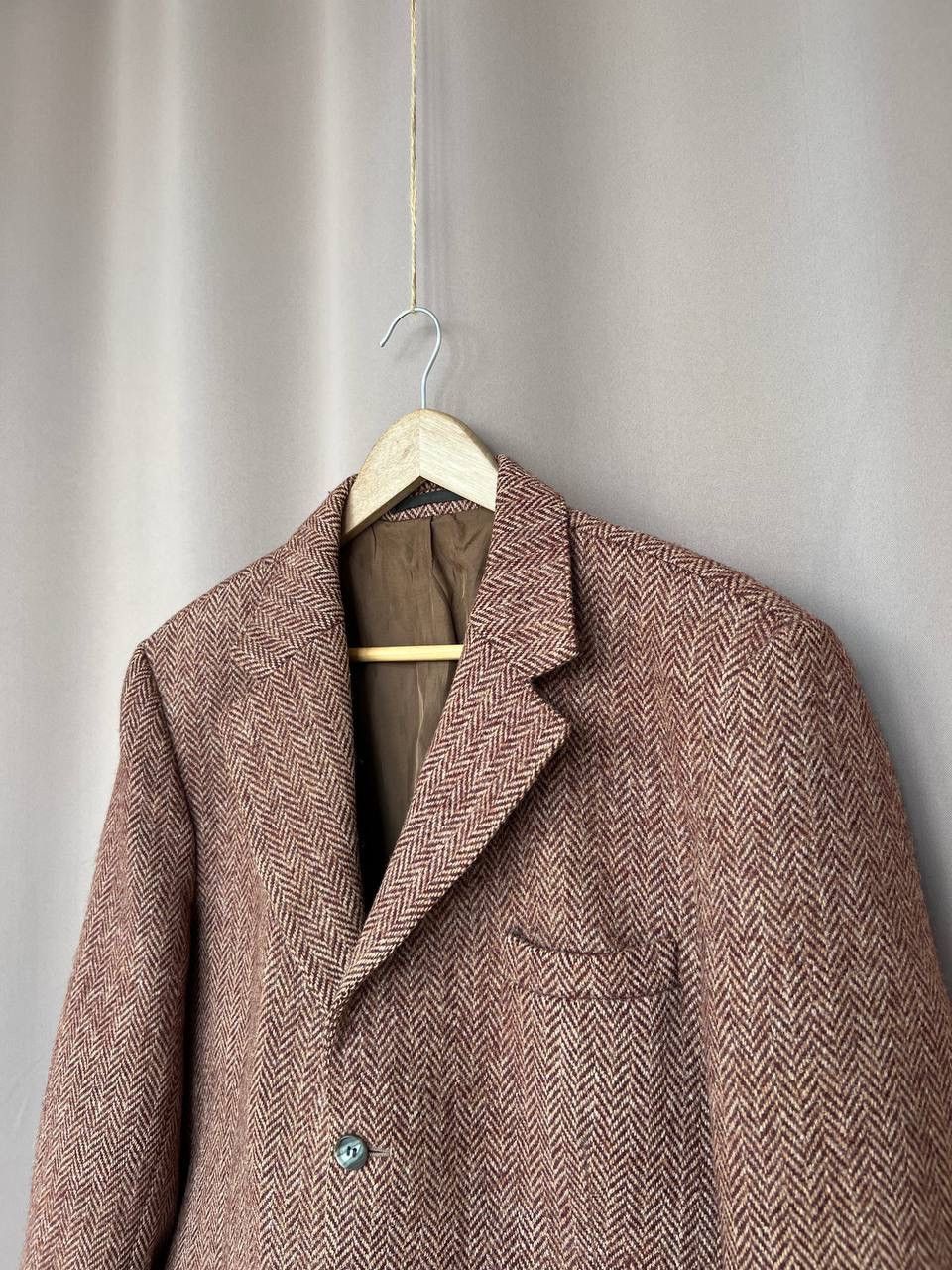 Harris Tweed Harris Tweed Wentex Modell Mens Size M/L Vintage Blazer Size 42R - 4 Thumbnail