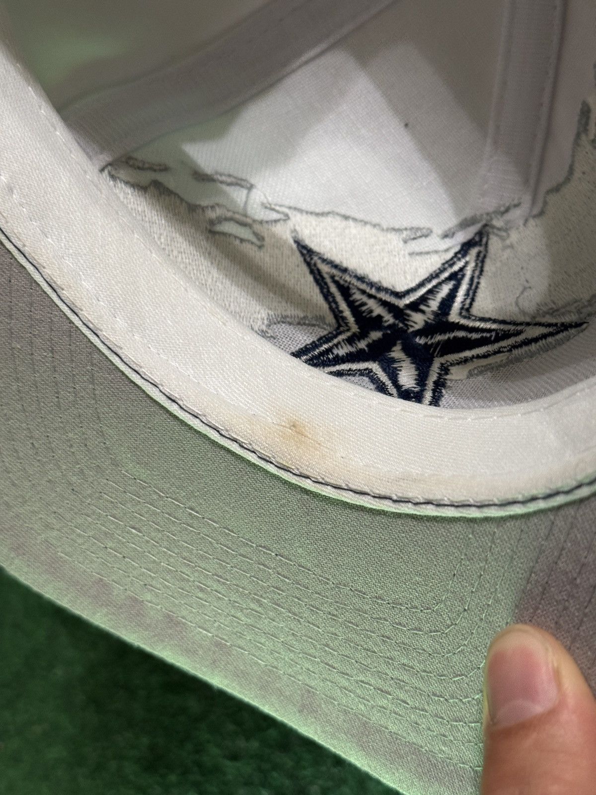 Logo Athletic Vintage Dallas Cowboys Logo 7 Splash White Snapback Hat Cap Size ONE SIZE - 7 Thumbnail