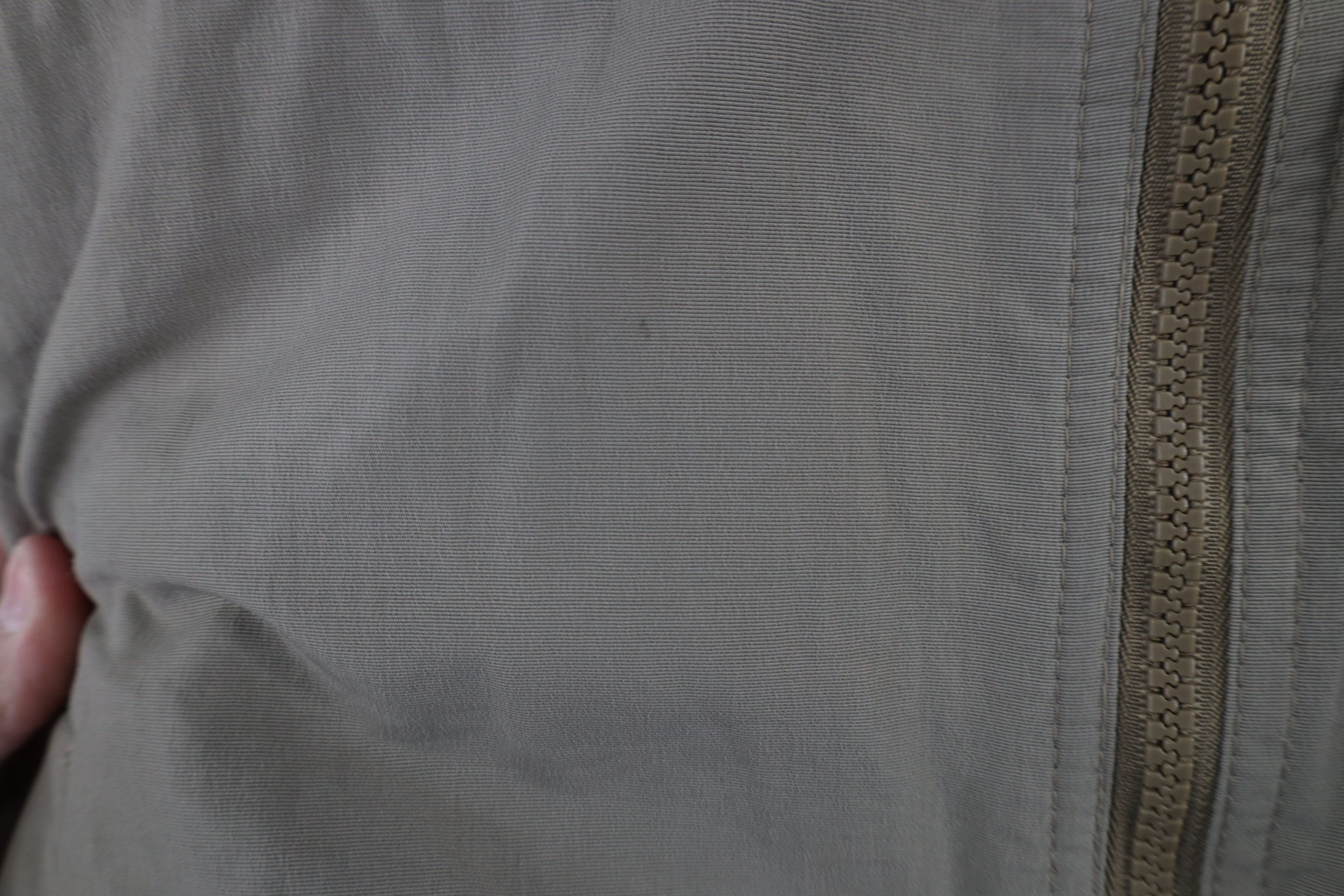 Vintage Vintage 90s Streetwear Lined Full Zip Bomber Jacket Beige Size US L / EU 52-54 / 3 - 5 Thumbnail