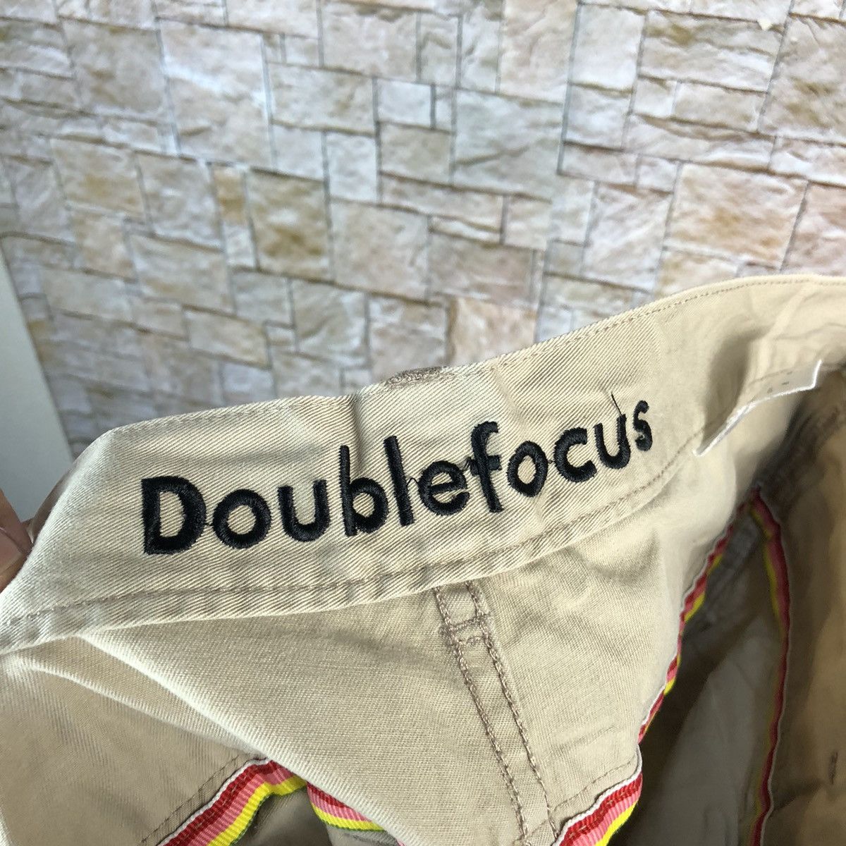Japanese Brand × Seditionaries Double Focus stretwear double waist Cream Cargo Pants #A622 Size US 33 - 18 Thumbnail