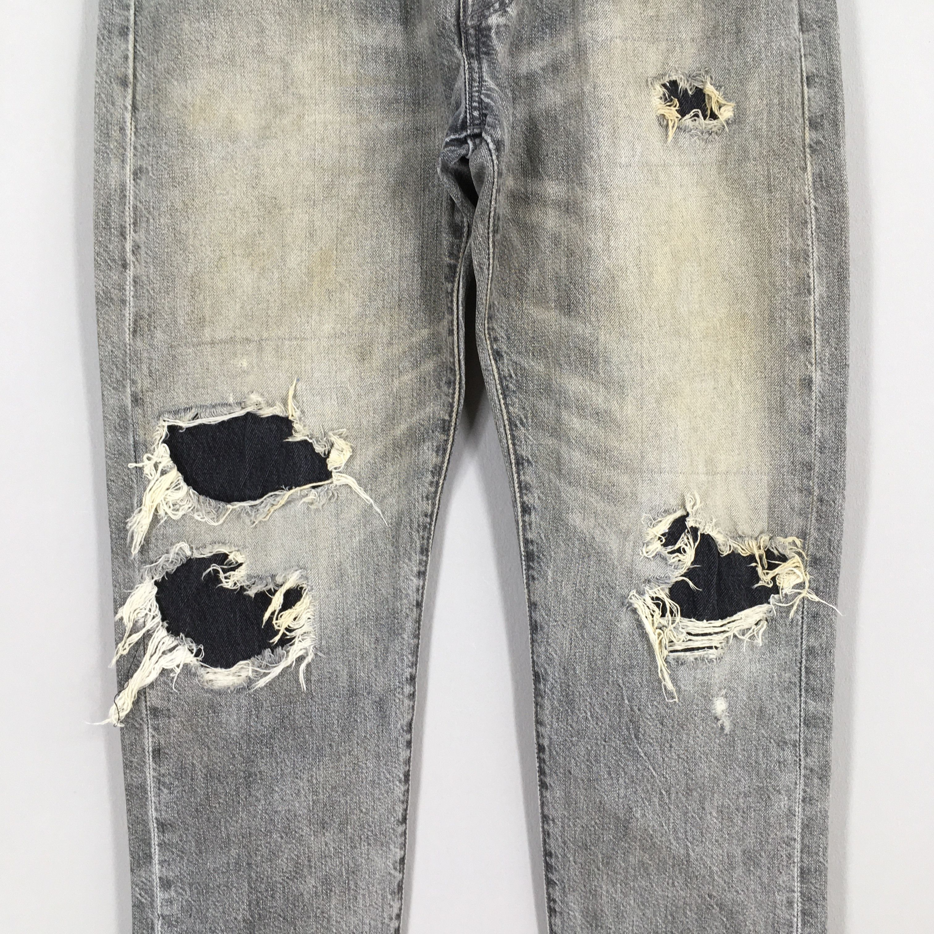 Levi's Size 30x30 Vintage Y2K Levi's 501 Faded Black Jeans S702 Size US 30 / EU 46 - 3 Thumbnail