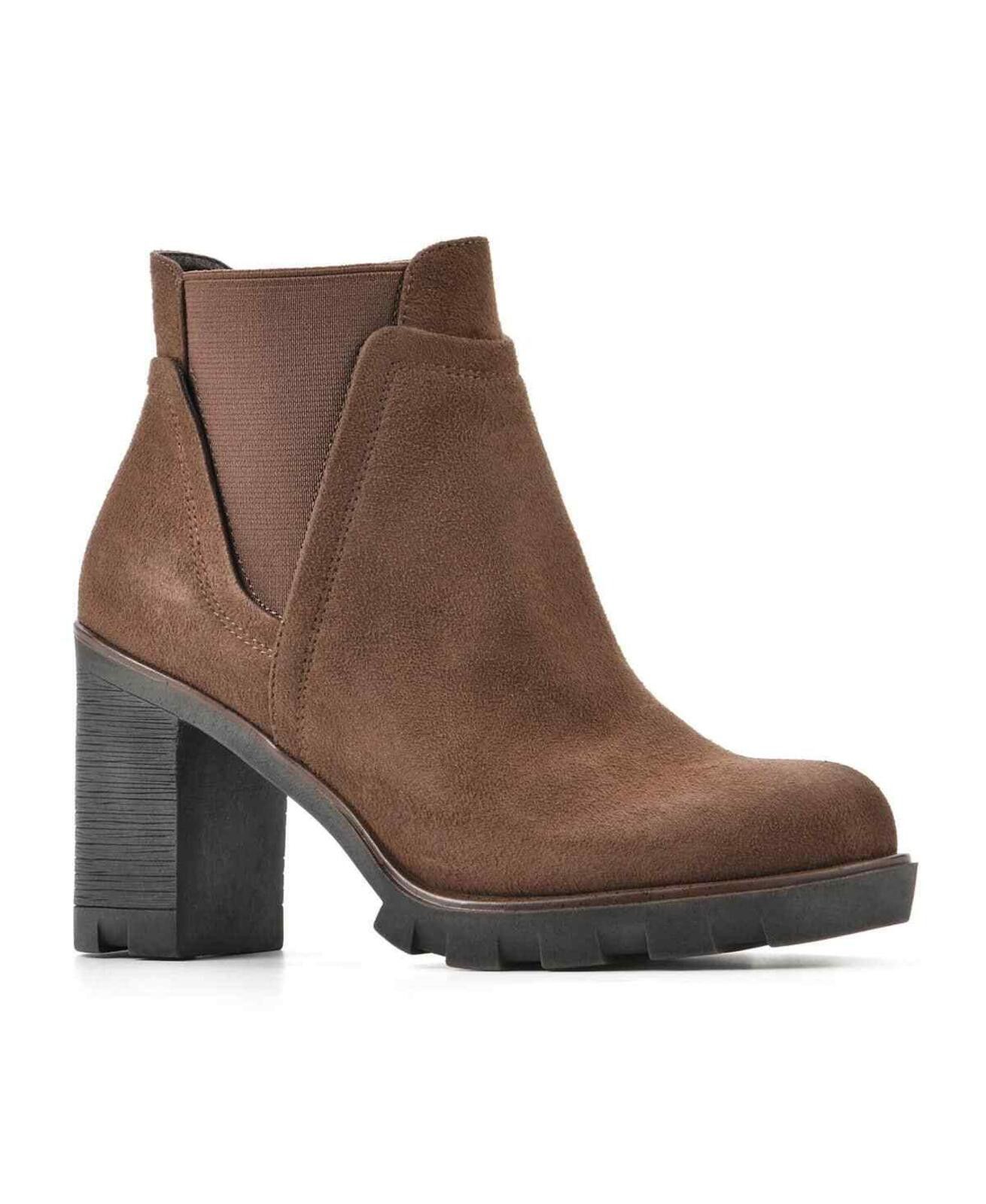 White Mountaineering White Mountain Women's Basil Stacked Block Heel Booties 11 Size US 11 / IT 41 - 1 Thumbnail