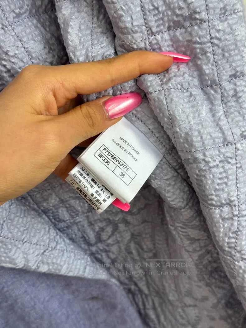 Chanel Chanel 21k lilac short tweed coat Size XS / US 0-2 / IT 36-38 - 6 Thumbnail