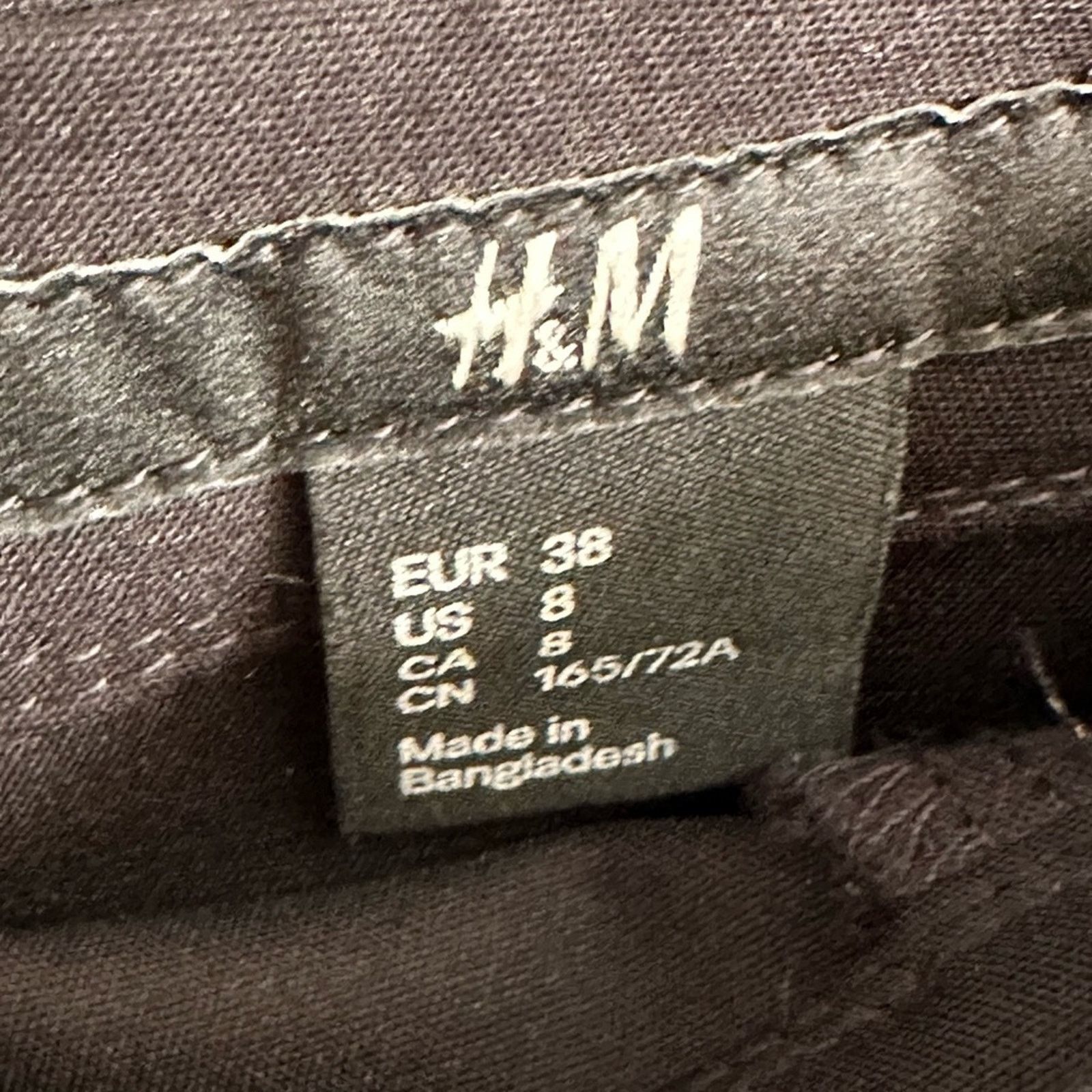 H&M H&M Solid Black Pencil Skirt With Front & Back Pockets Size 30" / US 8 / IT 44 - 3 Thumbnail