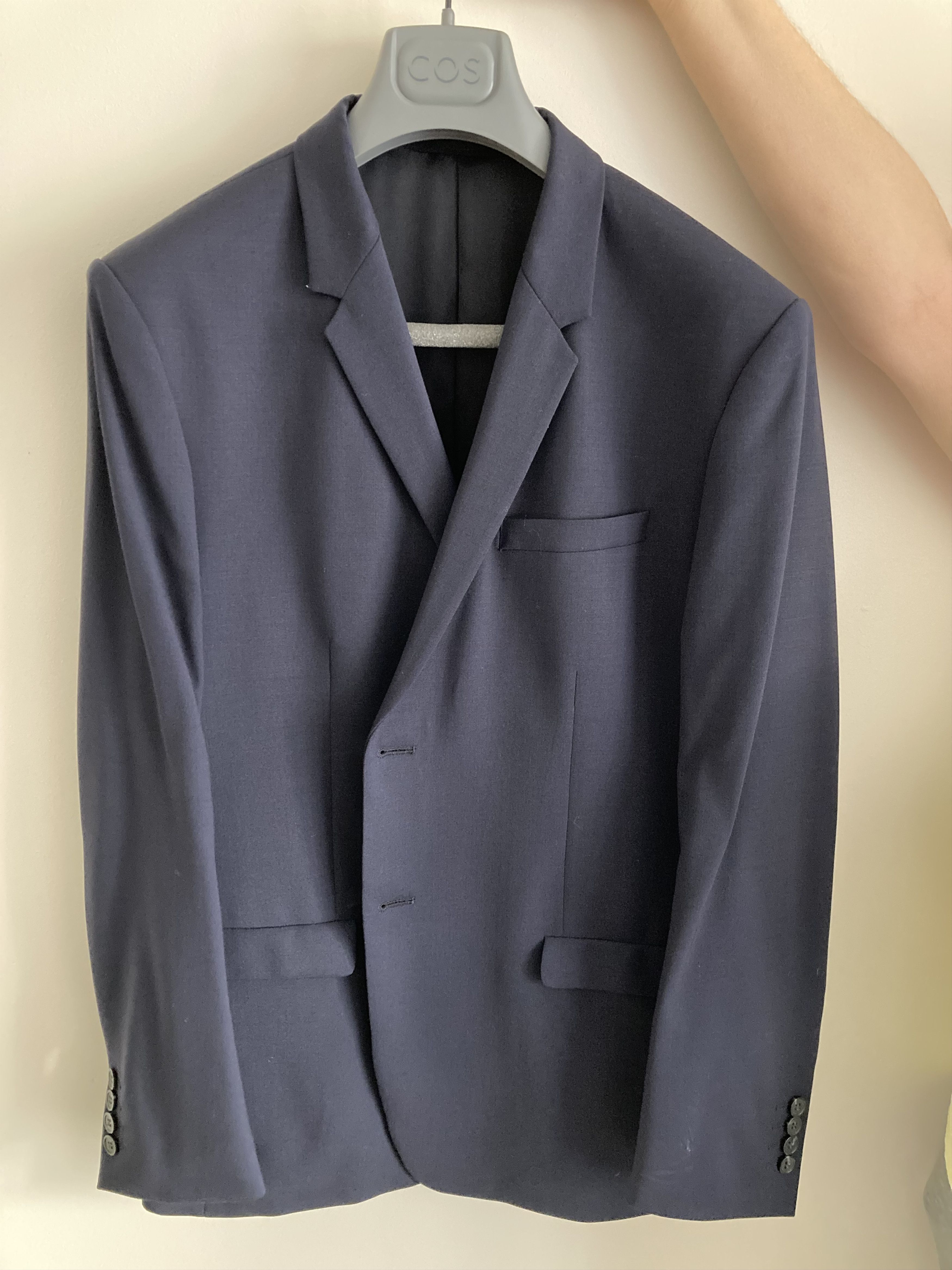 image of Cos Suits in Navy Blue, Men's (Size 54R)