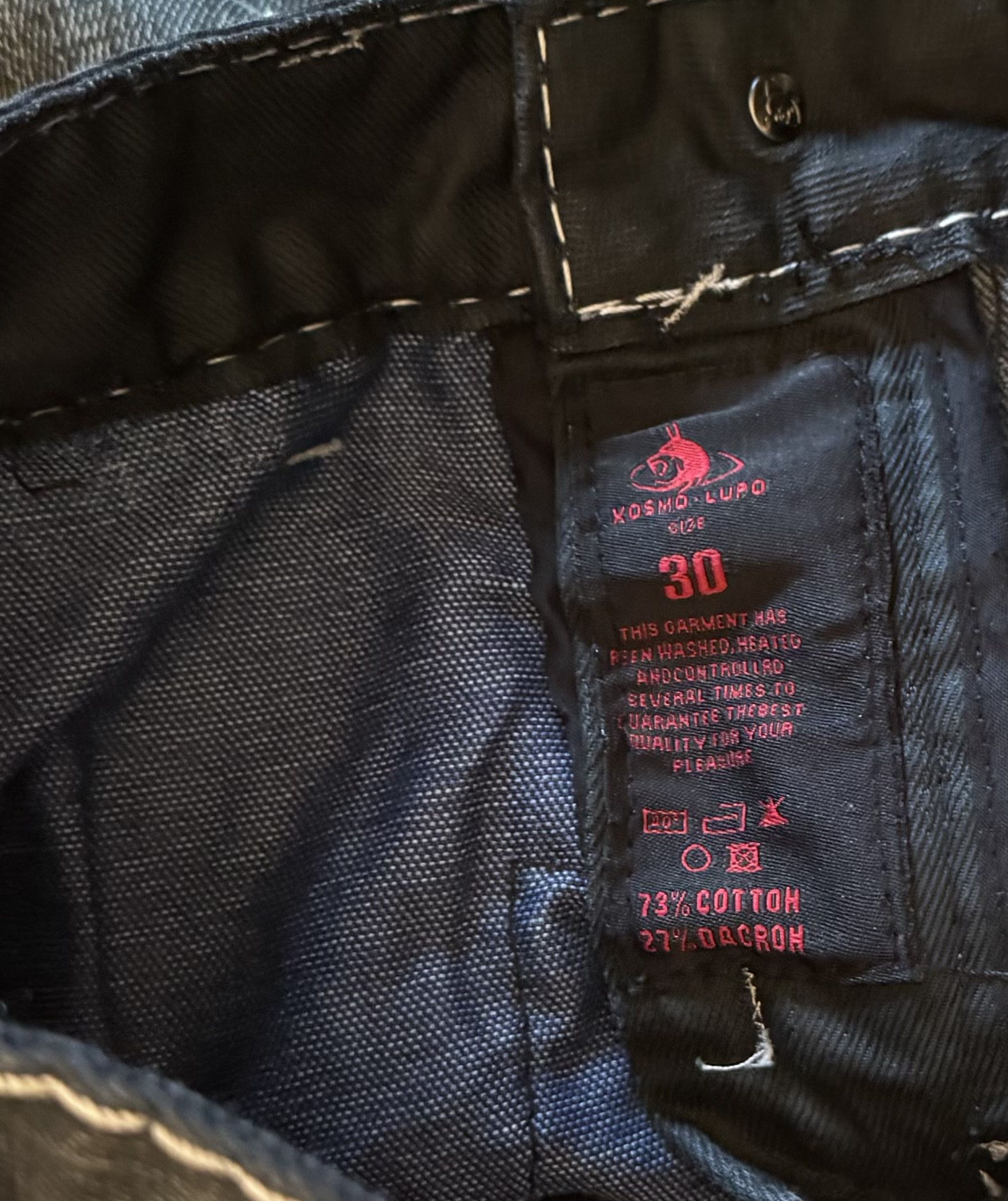 Vintage Vintage Y2K Kosmo Lupo Denim Jeans Size 30 Size US 30 / EU 46 - 7 Thumbnail