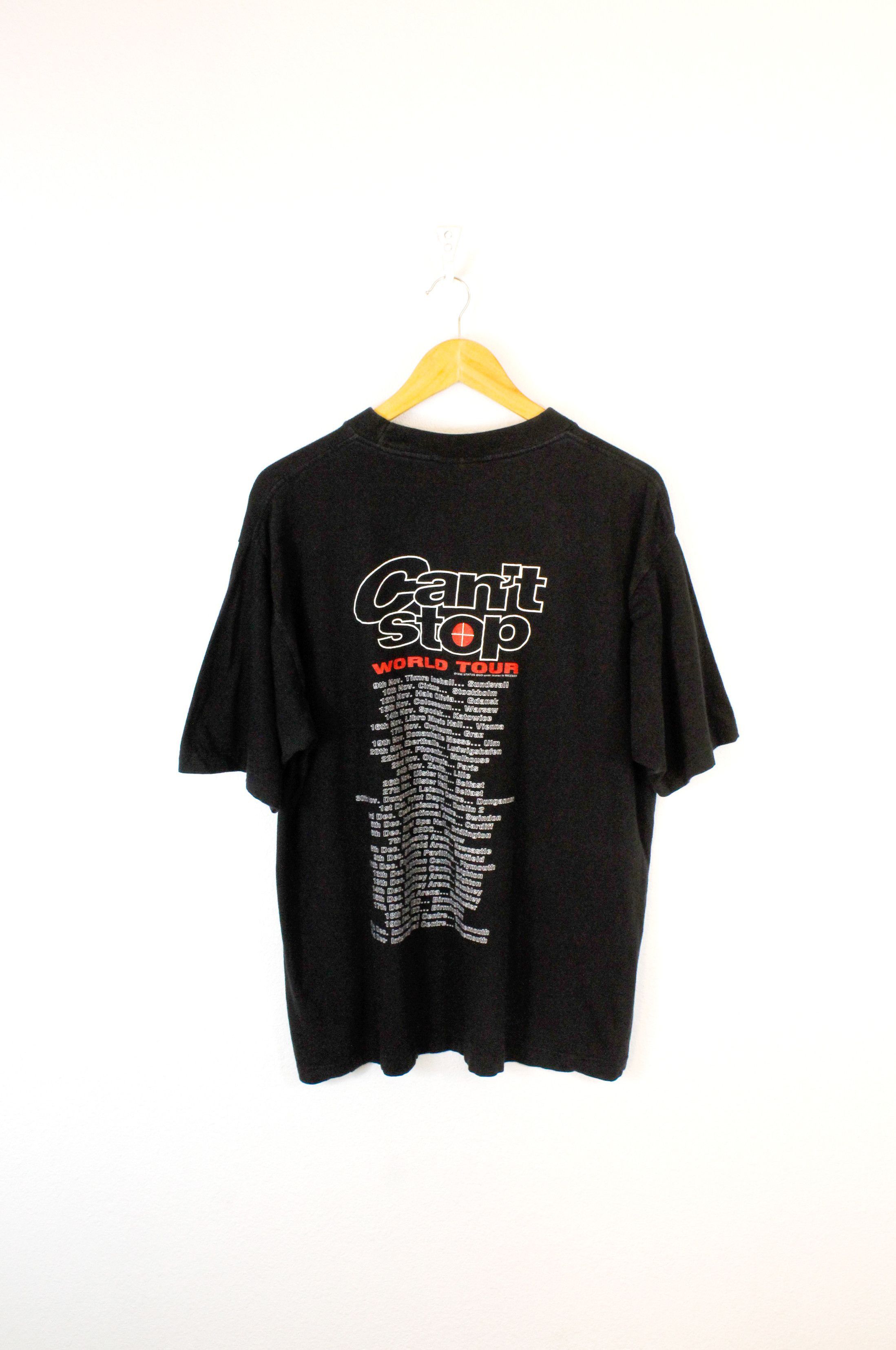 Band Tees × Vintage Vintage 1996 Status Quo Cant Stop World Tour Tee T-shirt 90s Size US XL / EU 56 / 4 - 4 Thumbnail