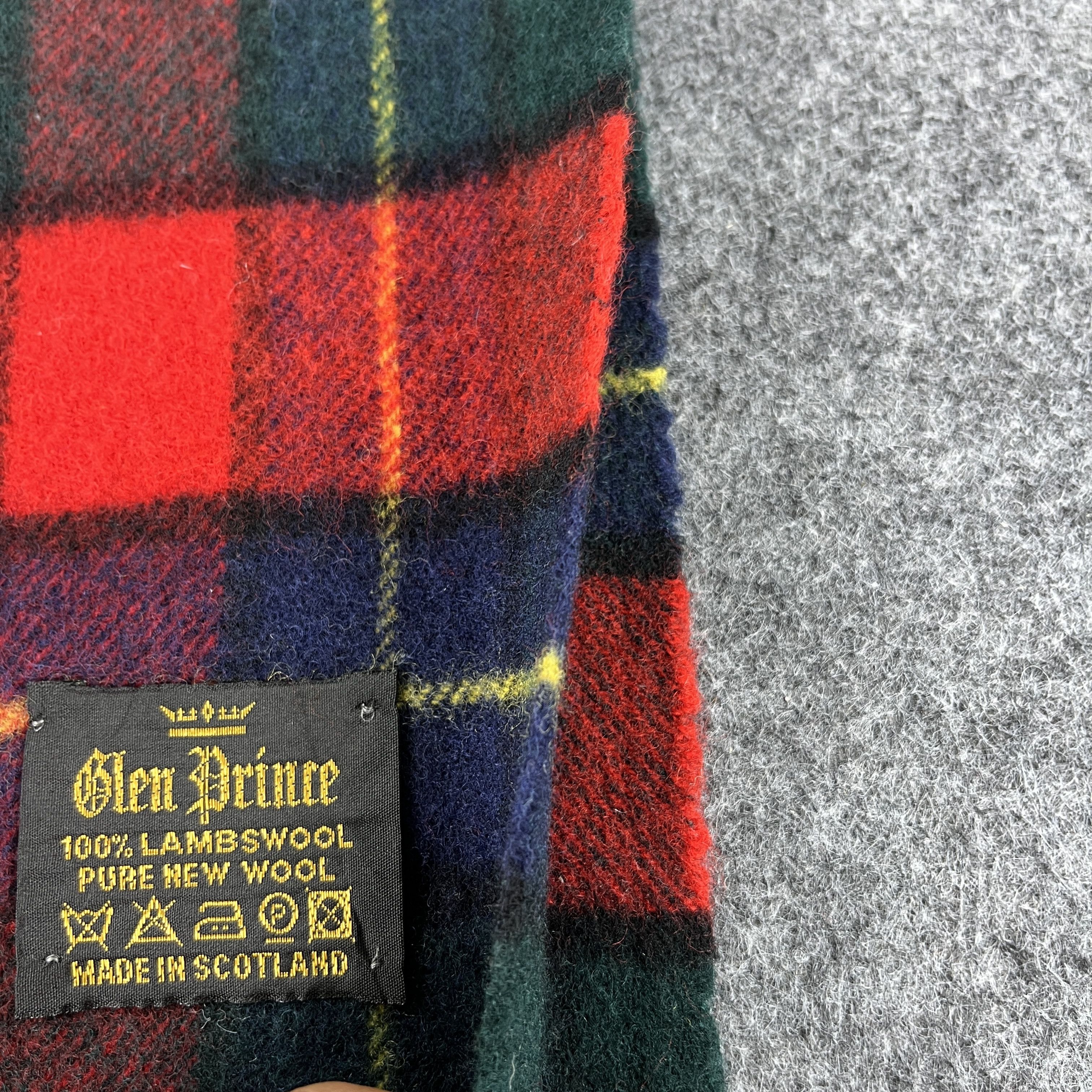 Vintage Glen Prince Scarf / Muffler / Neckwear T1448 Size ONE SIZE - 7 Thumbnail