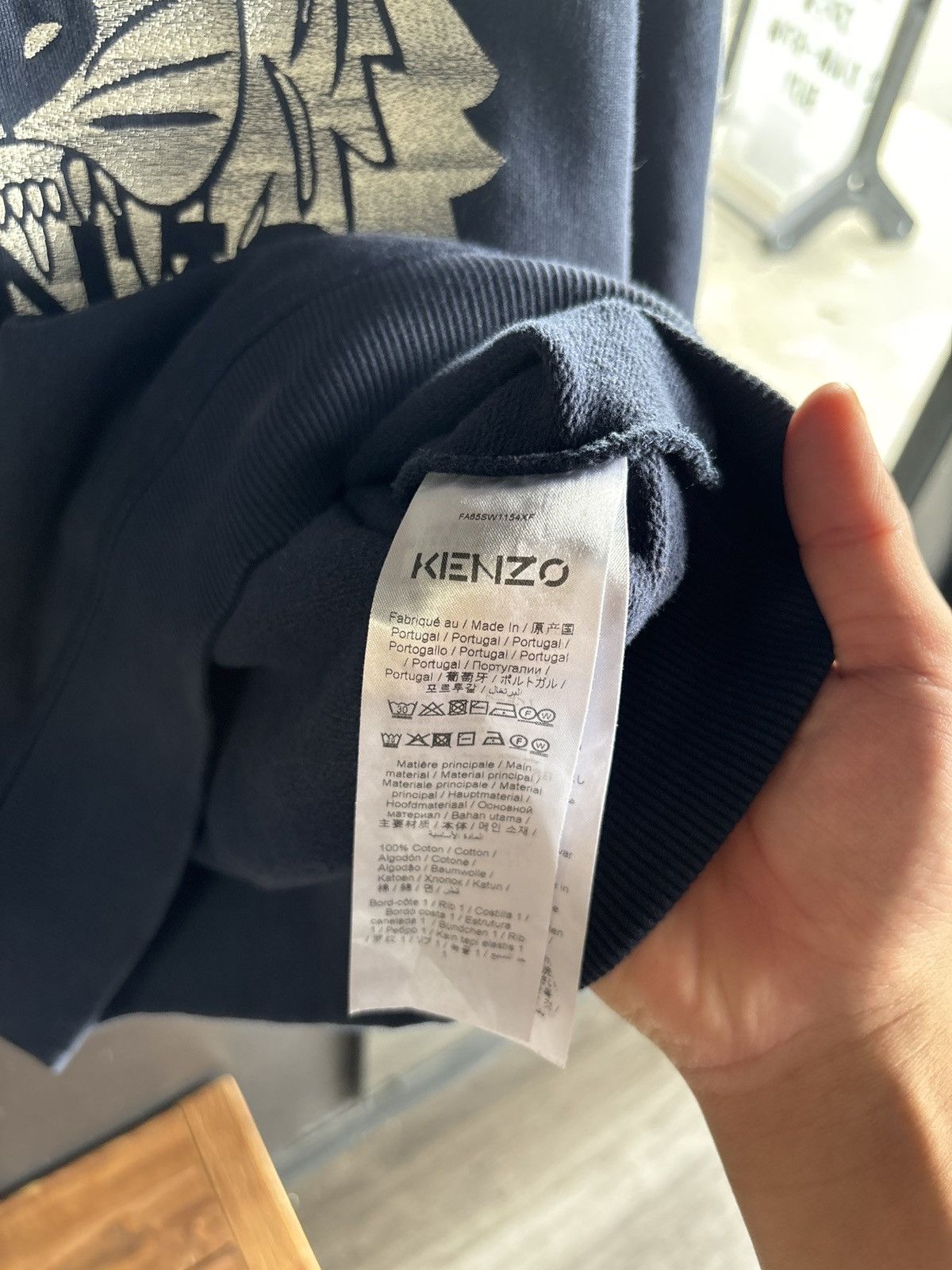Kenzo Kenzo tiger crewneck navy Size US S / EU 44-46 / 1 - 5 Thumbnail