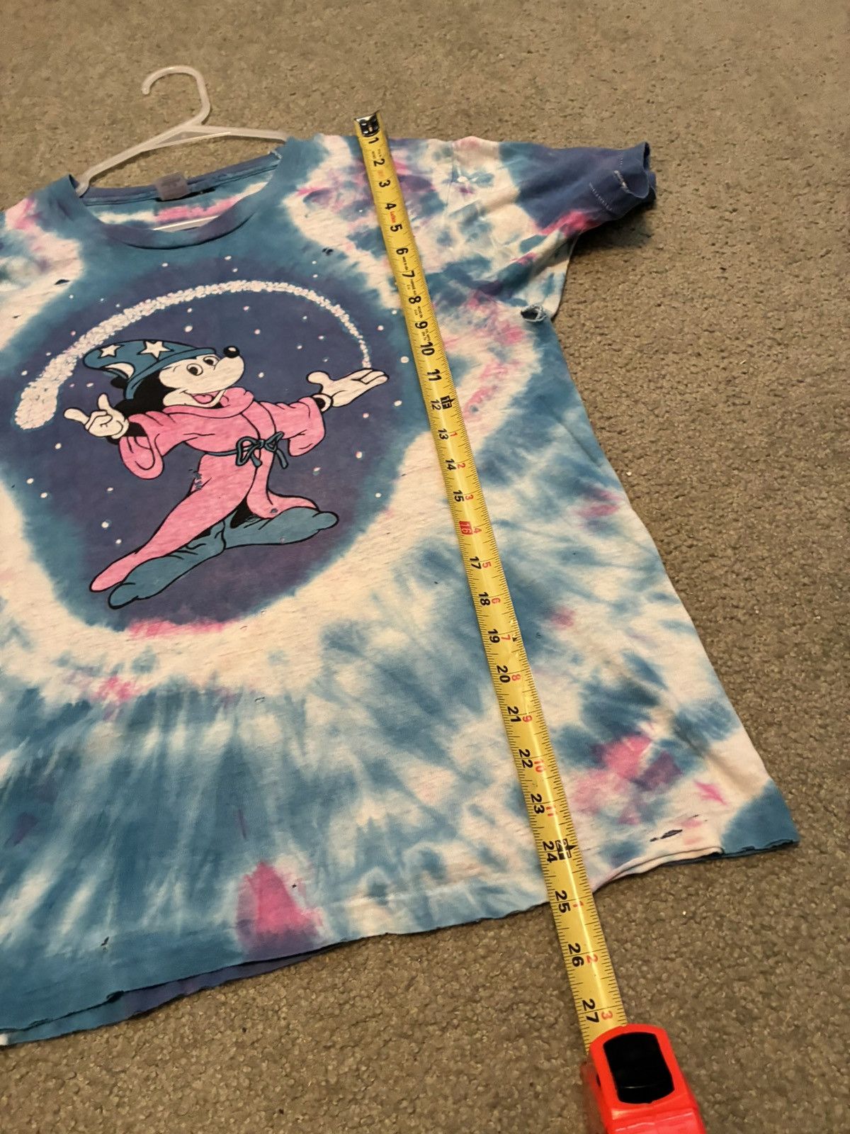 Vintage Vintage 1970’s Gratefuldead fantasia Mickey lot tee Size US L / EU 52-54 / 3 - 8 Thumbnail